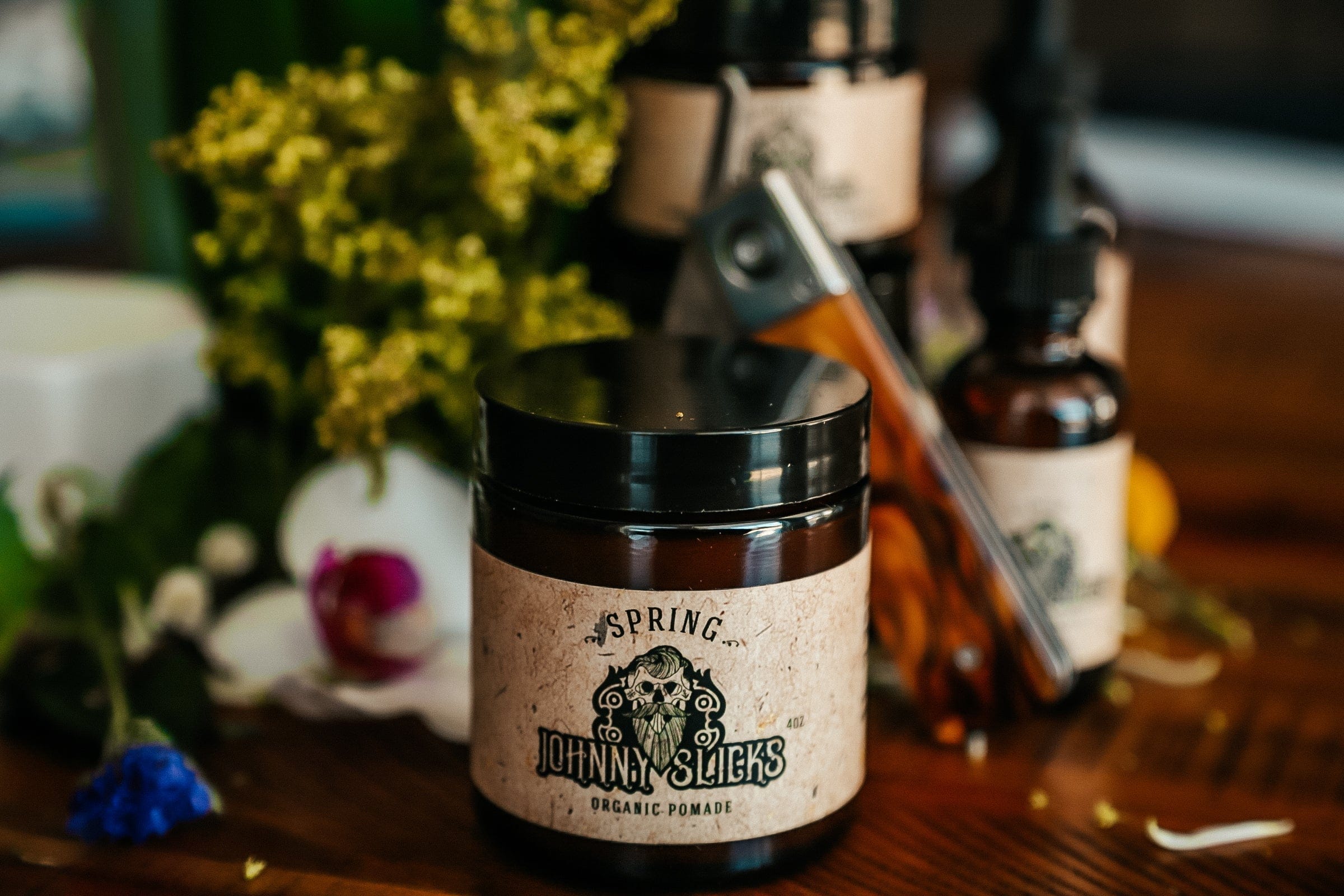 Johnny Slicks Pomade Spring Oil Based Pomade Spring Oil Based Pomade