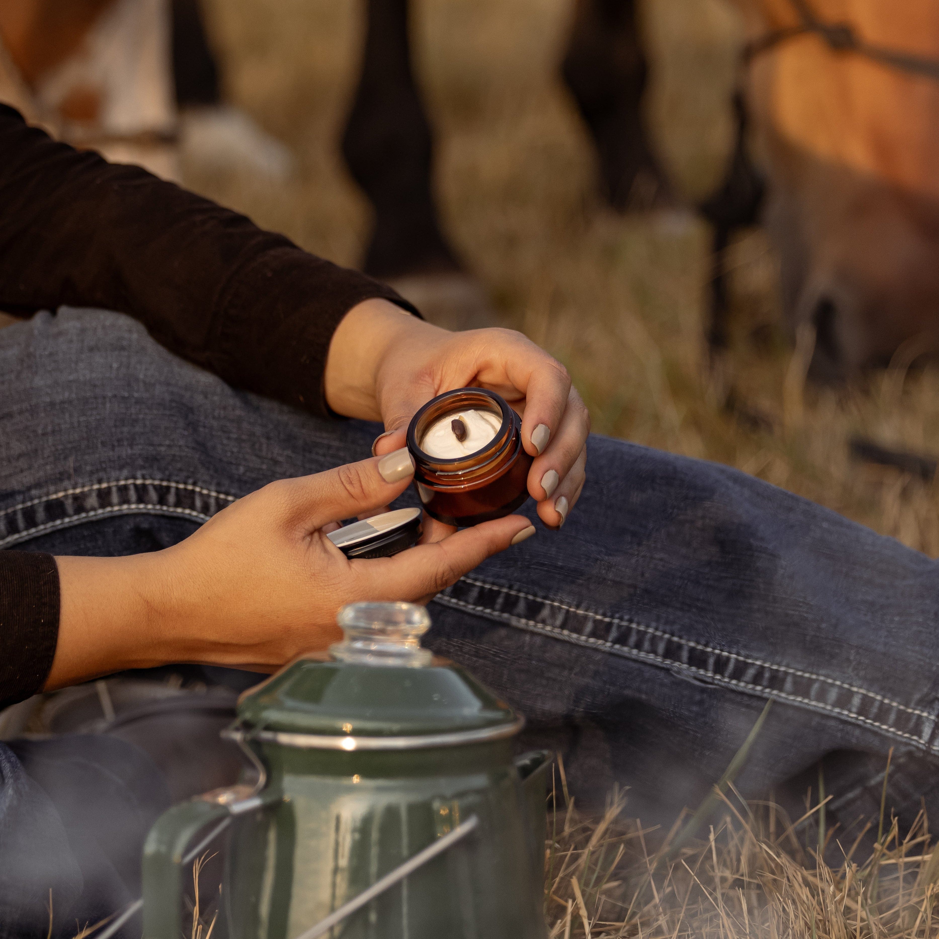 The Ranch Roast - Coffee & Vanilla Infused Organic Tallow Eye Cream - My American Goods