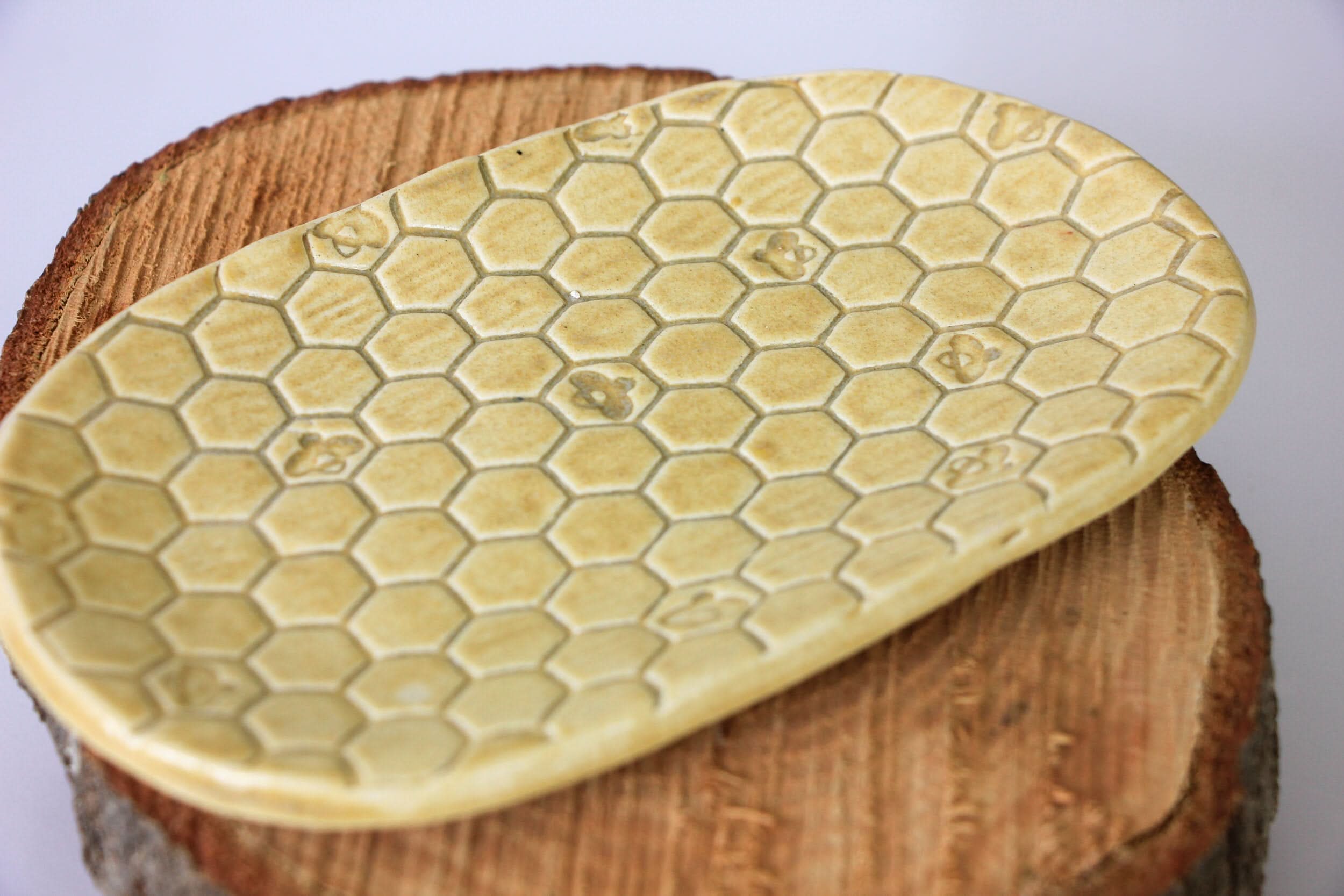 prodigalpottery Ceramic Beehive Soap Dish