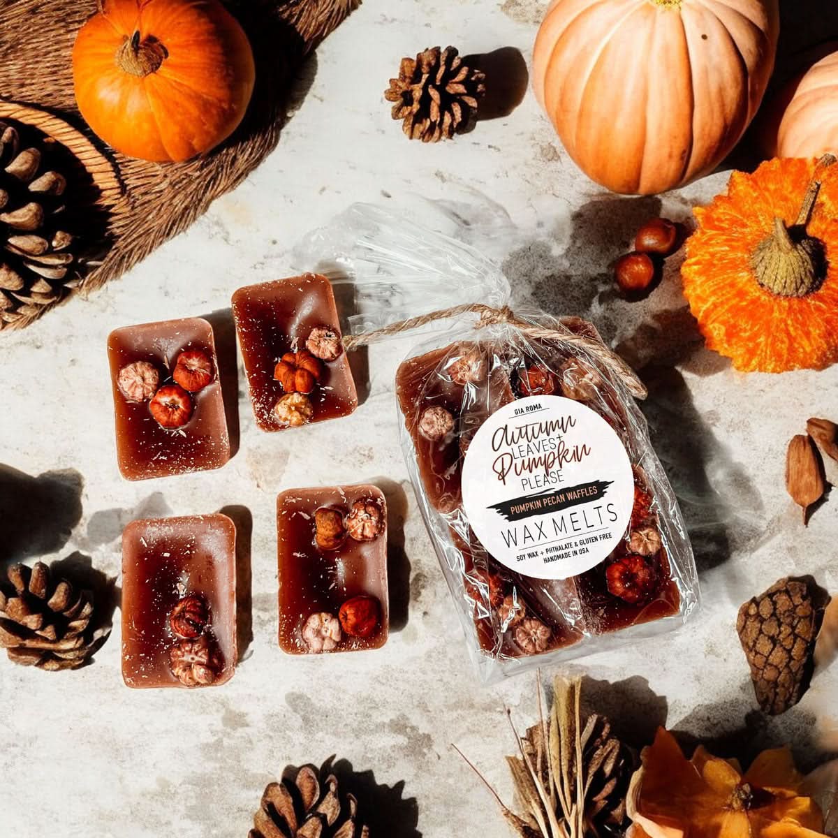 Gia Roma Fall Pumpkin Pecan Waffles