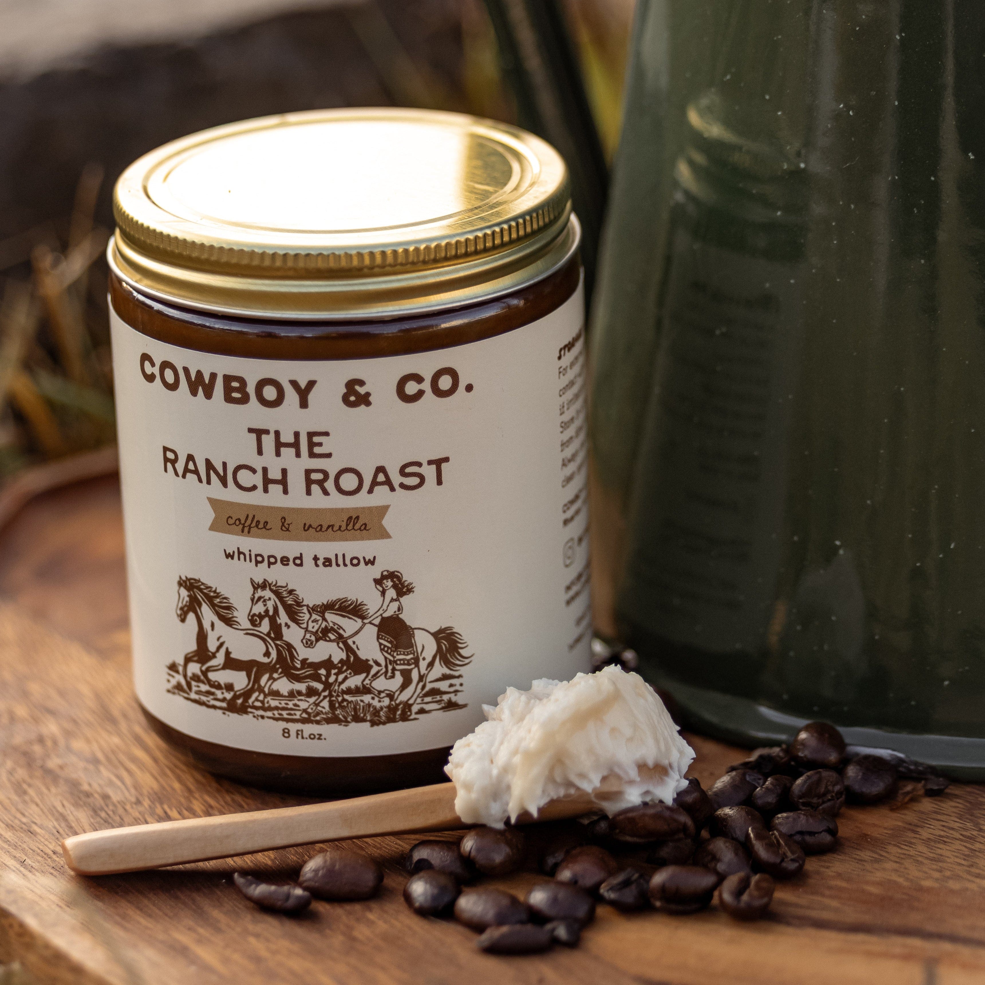 The Ranch Roast - Coffee & Vanilla Infused Organic Whipped Tallow Moisturizer - My American Goods