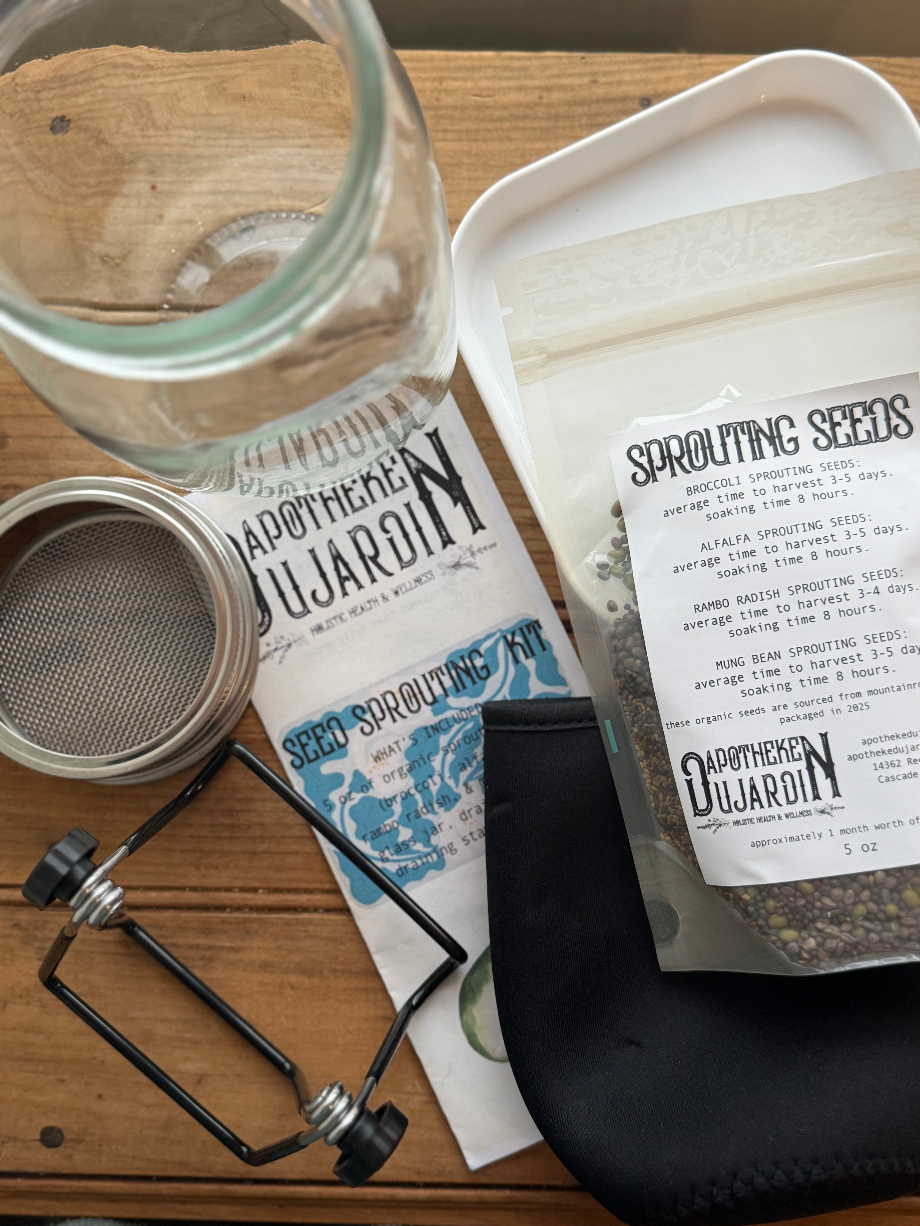 Apotheke DuJardin Seed Sprouting Kit | Sprouts | Microgreens