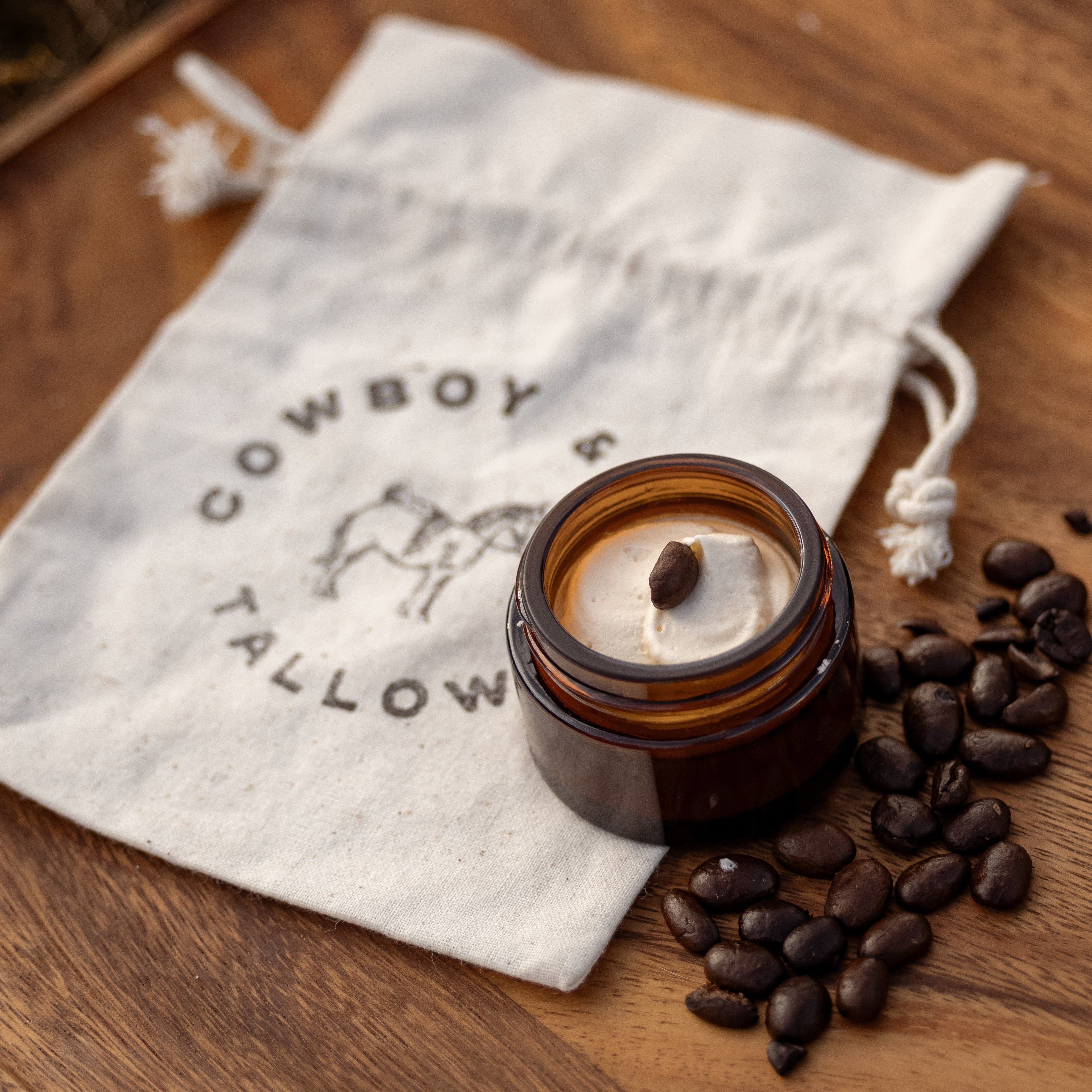 The Ranch Roast - Coffee & Vanilla Infused Organic Tallow Eye Cream - My American Goods