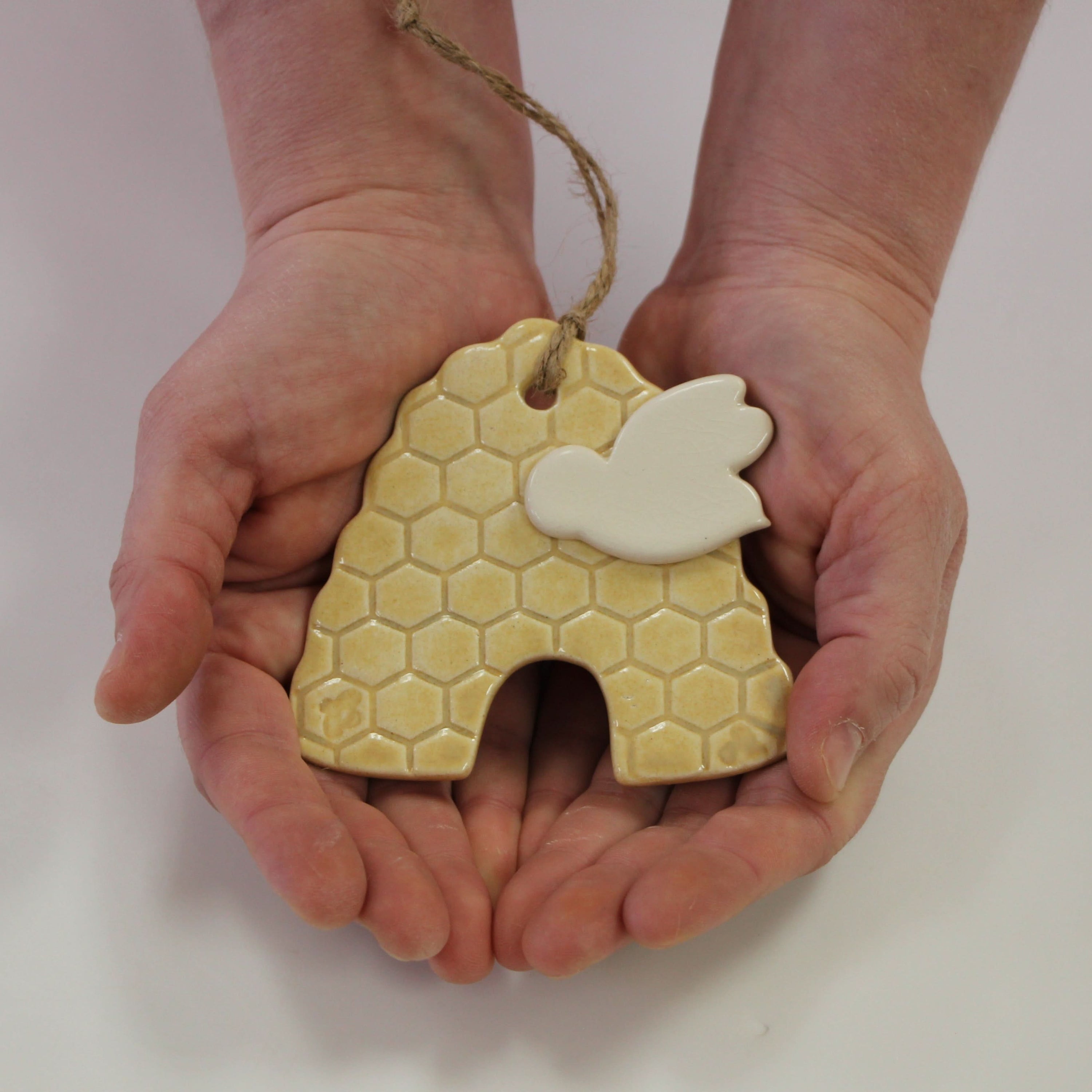 prodigalpottery Ceramic Beehive Ornament