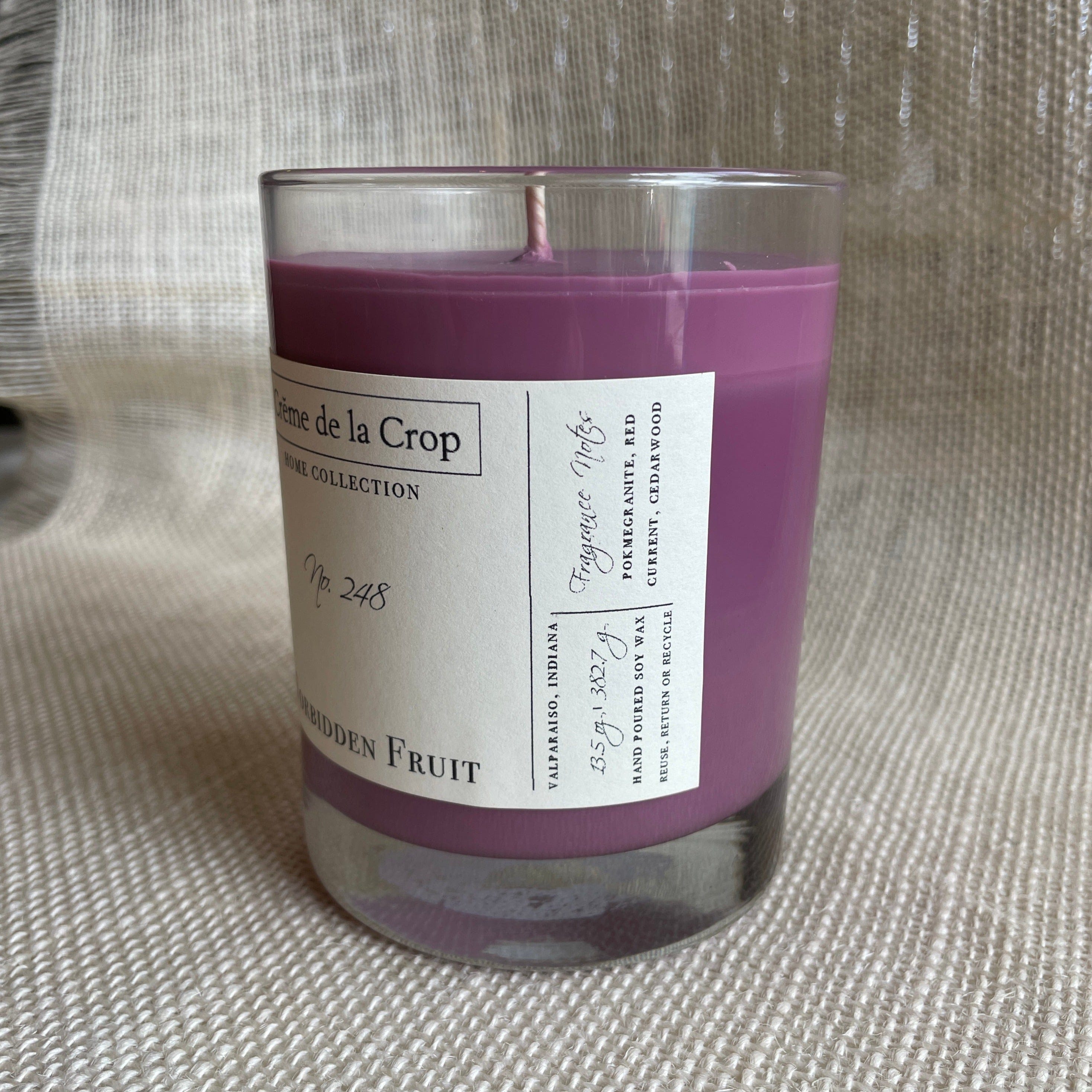 Creme de la Crop Soy Candle - Forbidden Fruit (Pomegranate)
