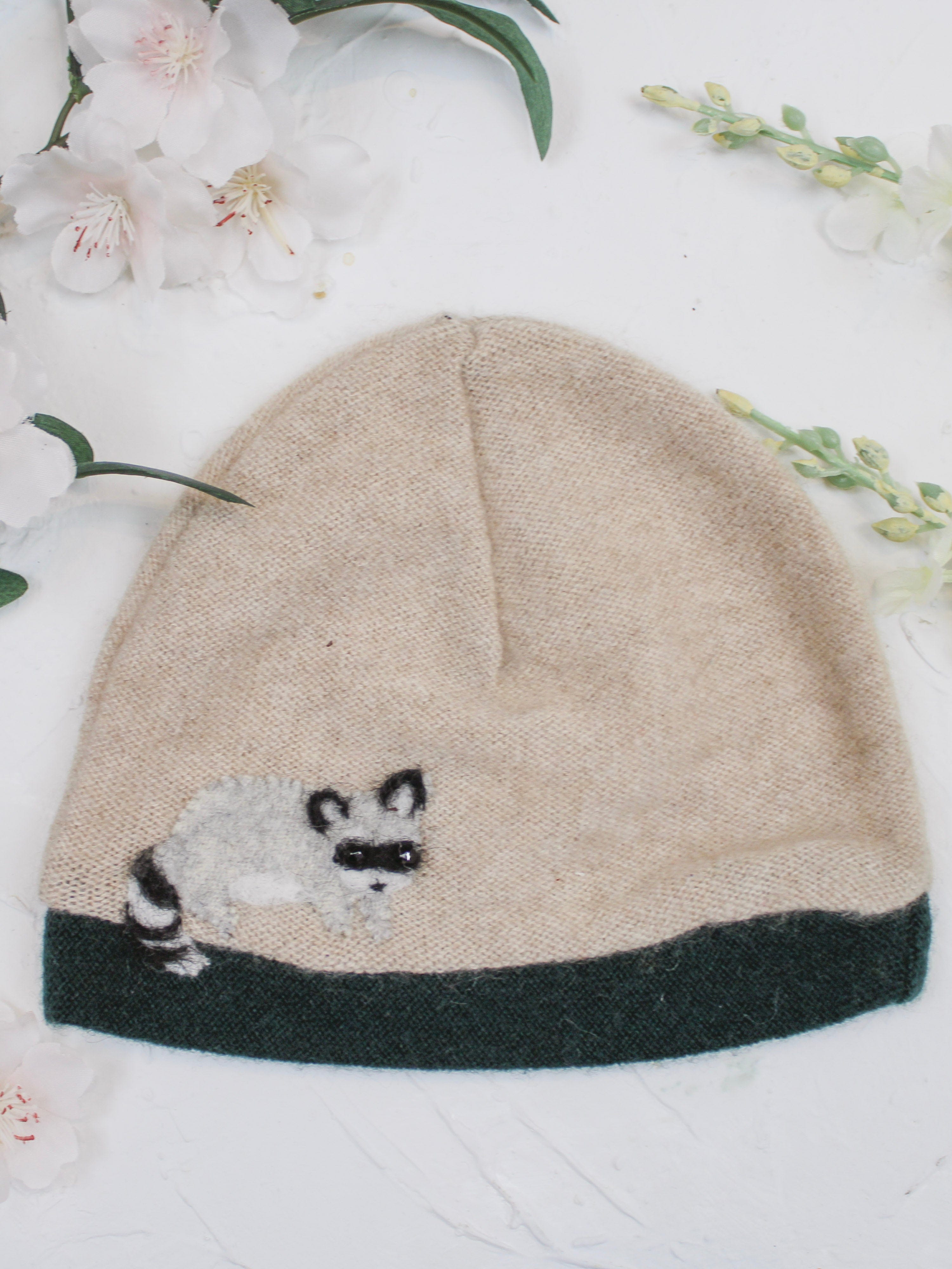 Raccoon Cashmere Hat - Baby