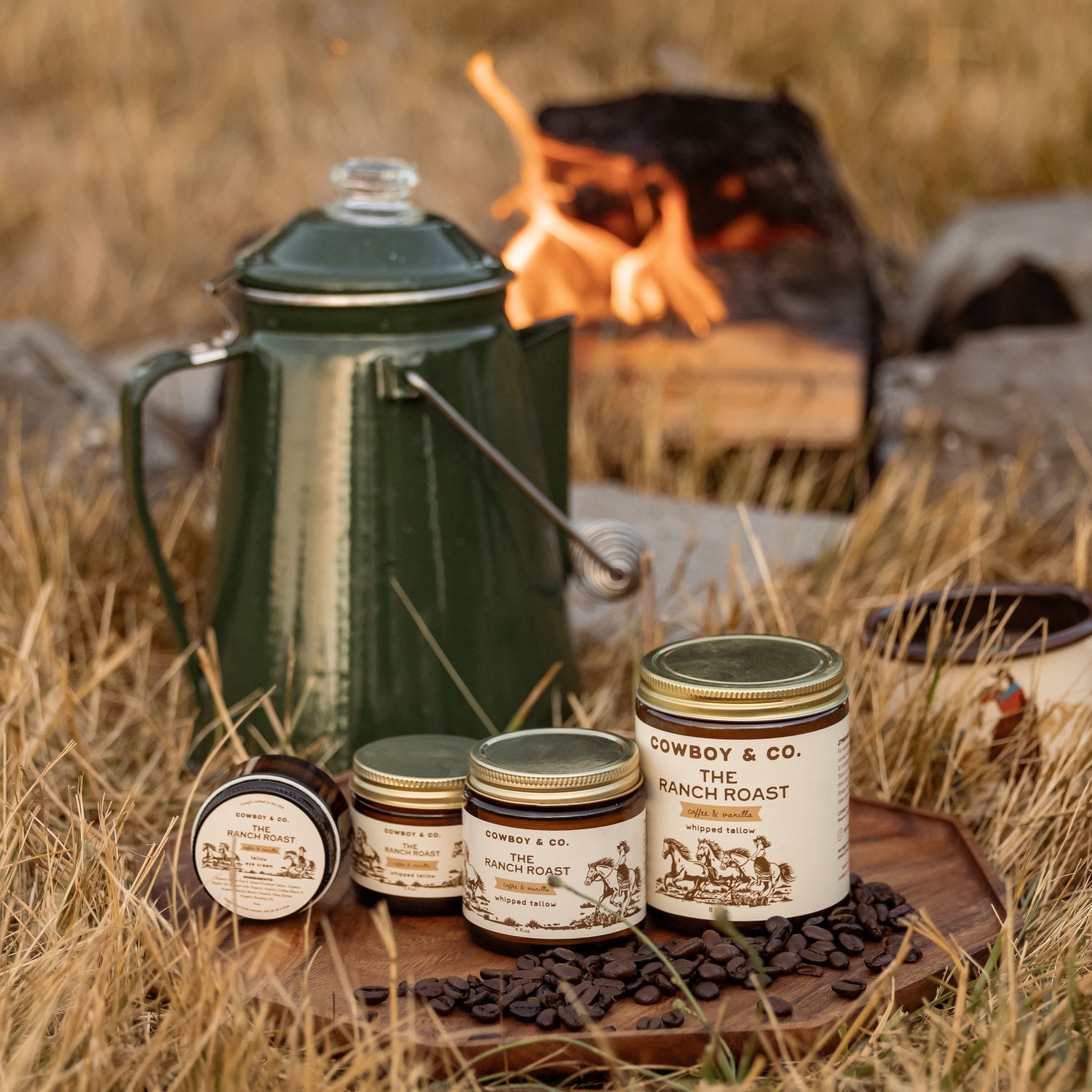 The Ranch Roast - Coffee & Vanilla Infused Organic Whipped Tallow Moisturizer - My American Goods