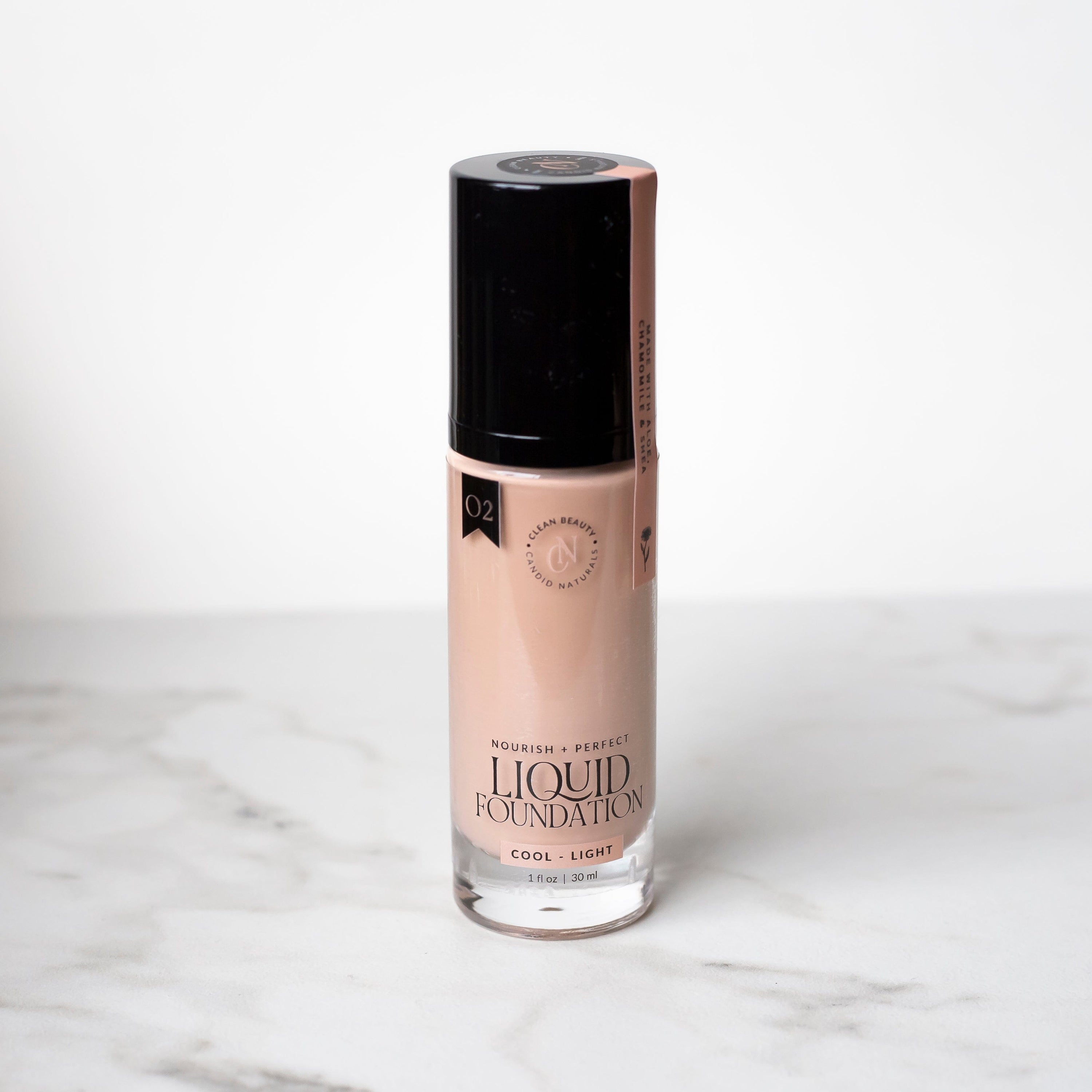 Candid Naturals Full Size (30ml) / 02 | Cool - Light Natural Liquid Foundation