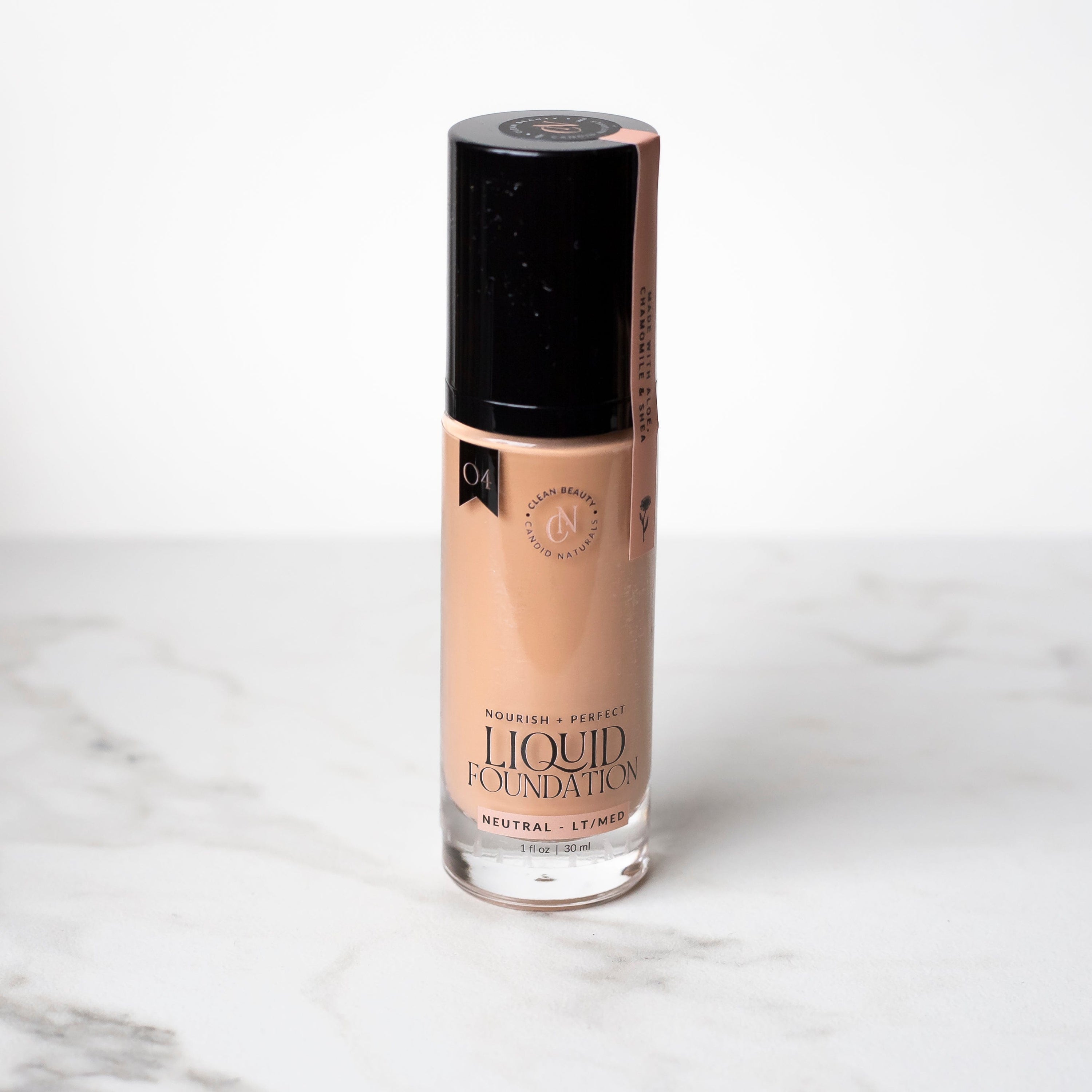 Candid Naturals Full Size (30ml) / 04 | Neutral - Light/Medium Natural Liquid Foundation