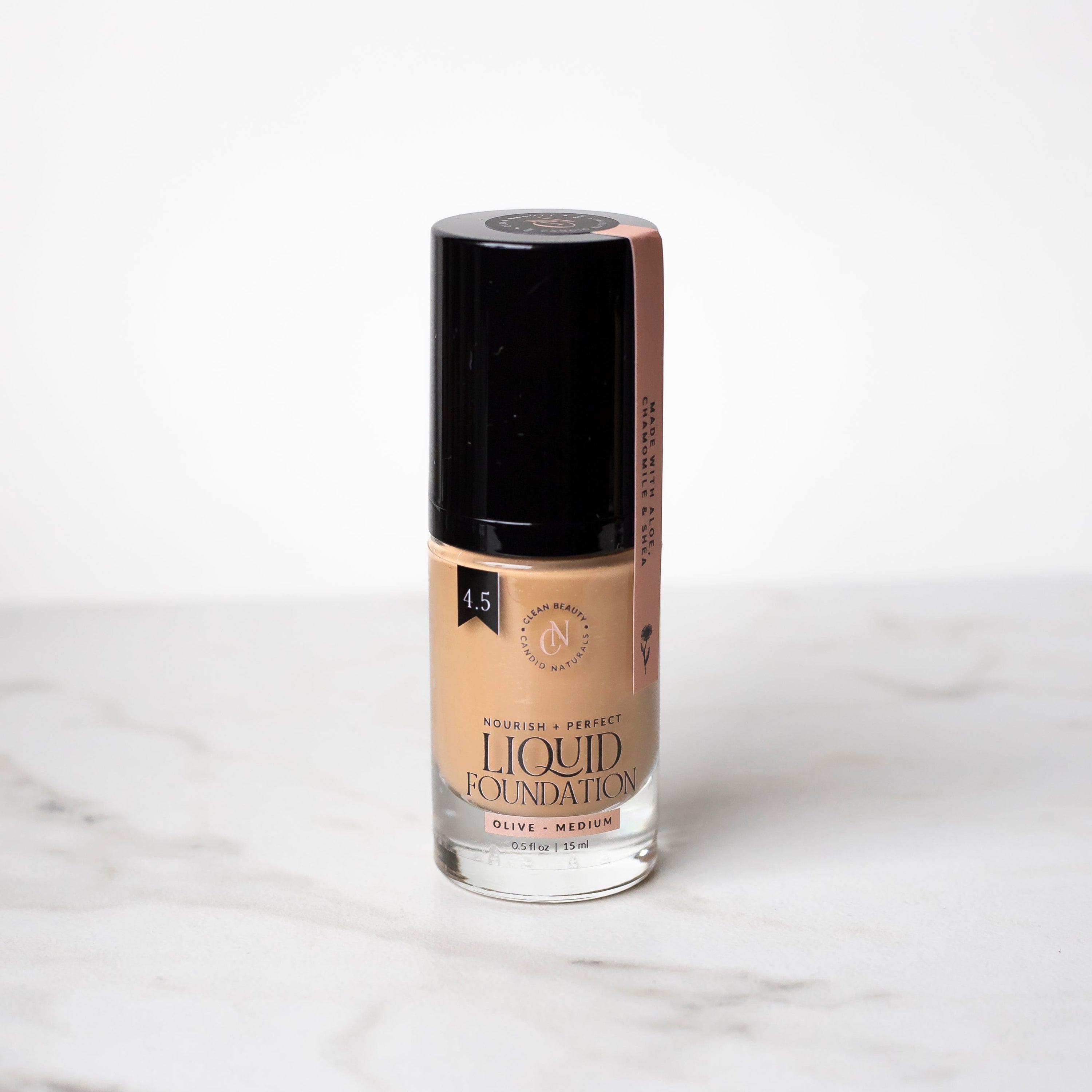 Candid Naturals Half Size (15ml) / 4.5 | Olive - Light/Medium Natural Liquid Foundation