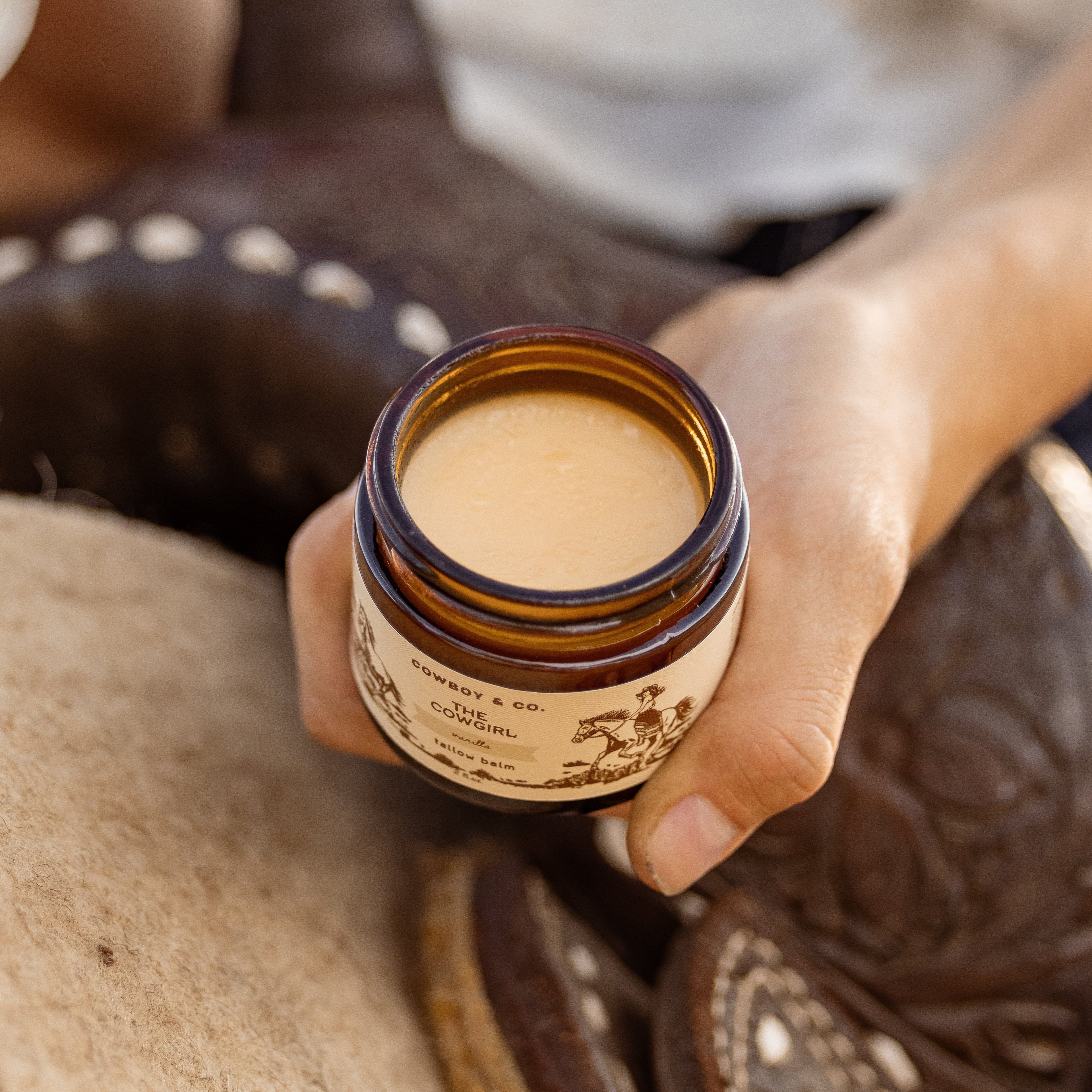 The Cowgirl - Vanilla Infused Organic Tallow Balm Moisturizer - My American Goods