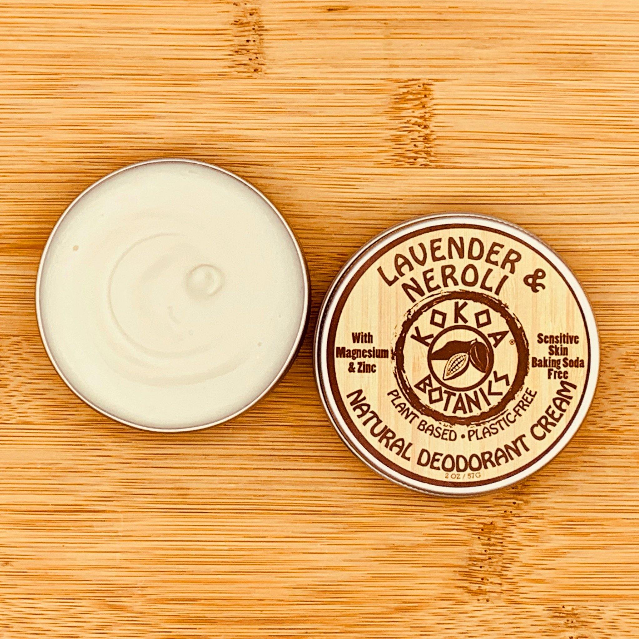 Lavender & Neroli - Natural Deodorant Cream - 2.5 oz