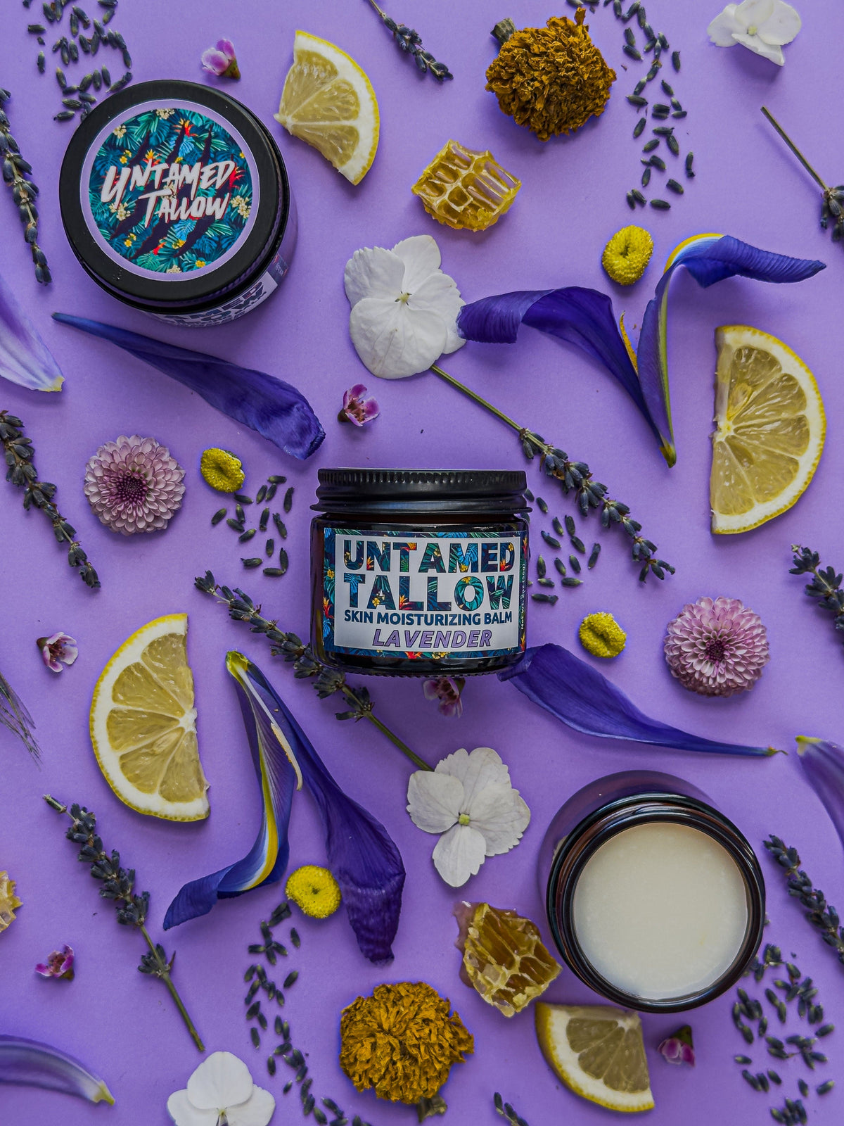 Untamed Tallow Skin Care Untamed Tallow Lavender Skin Moisturizing Balm - 2oz