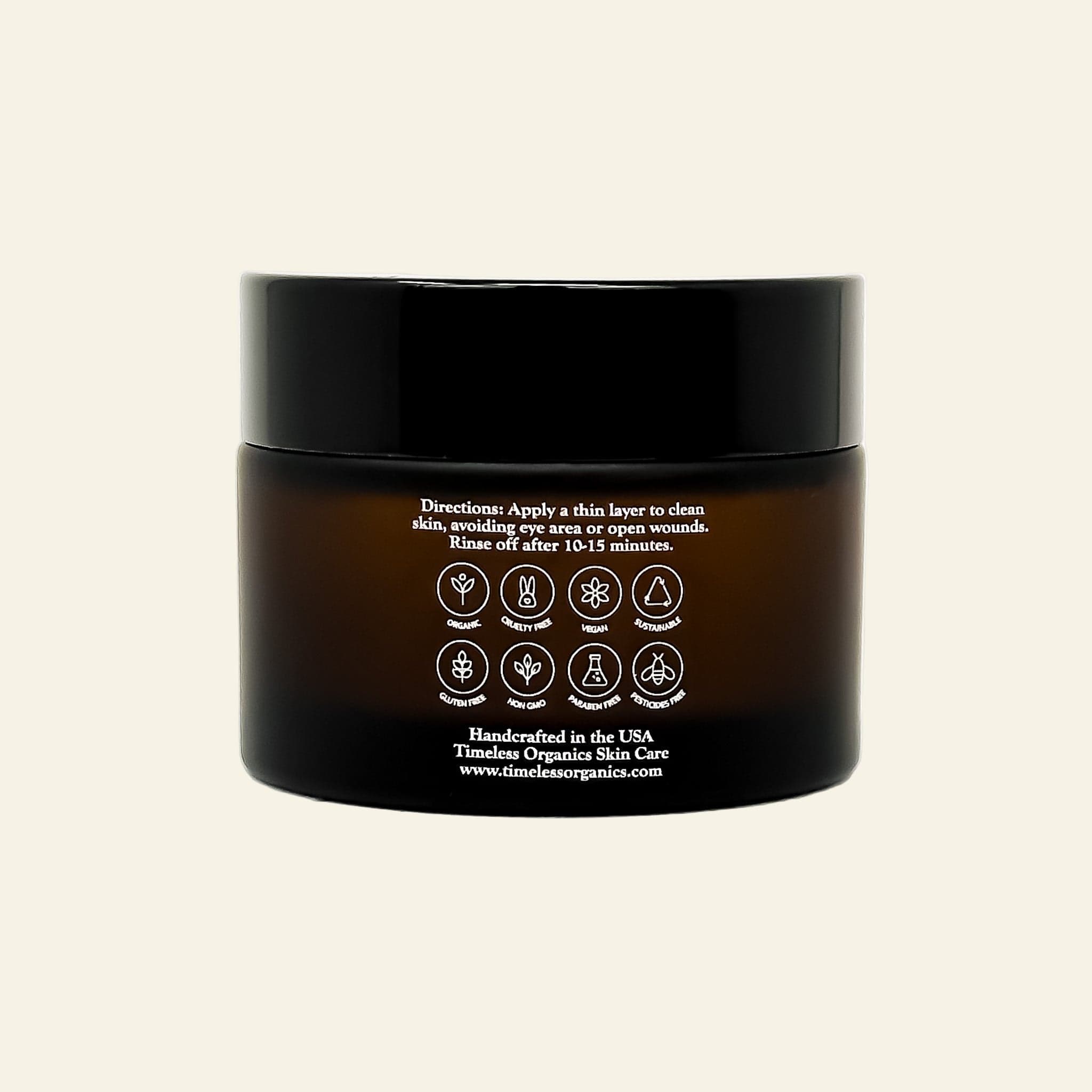 Timeless Organics Skin Care Masks Tightening Clay Mask
