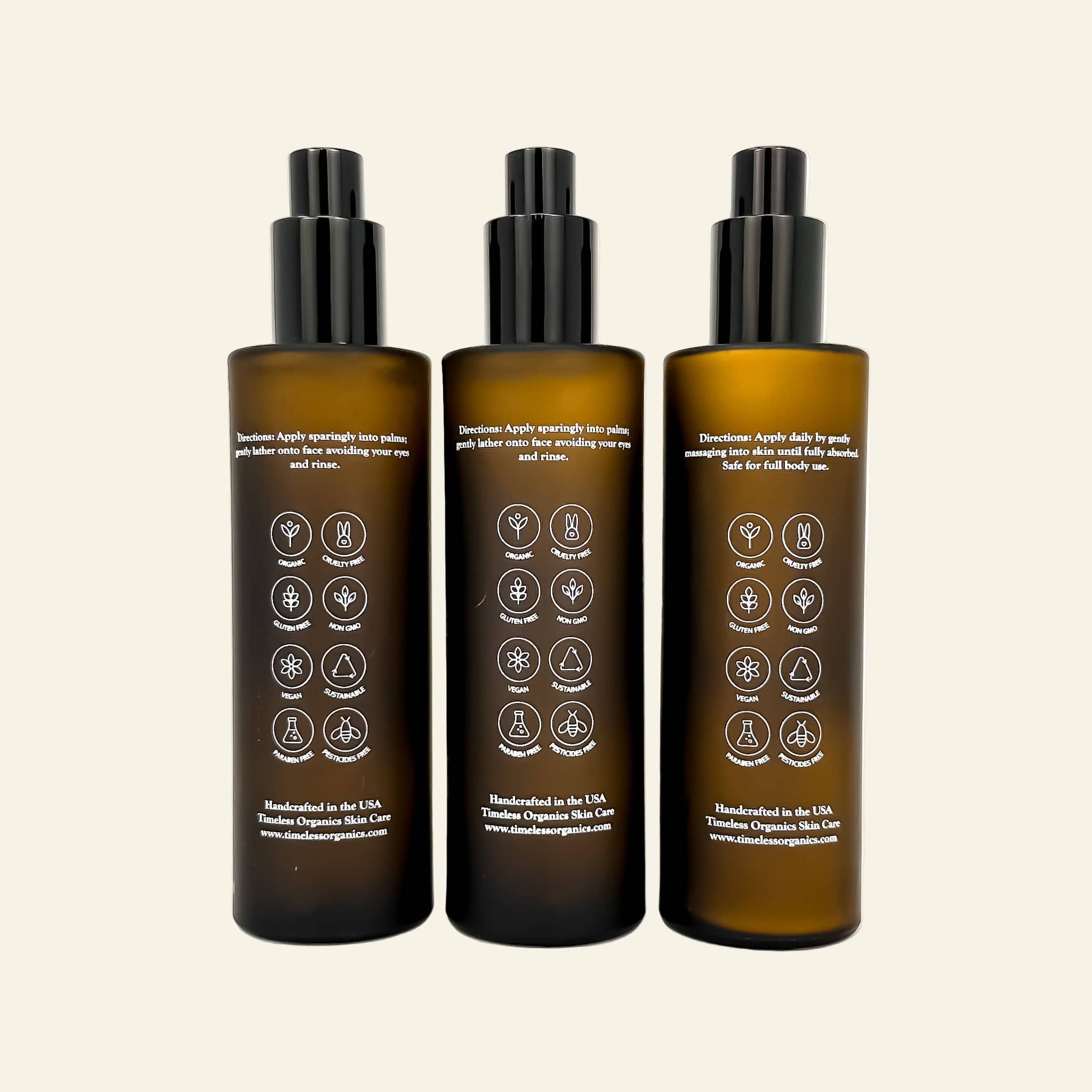 Timeless Organics Skin Care Kit 3-Step Acne System