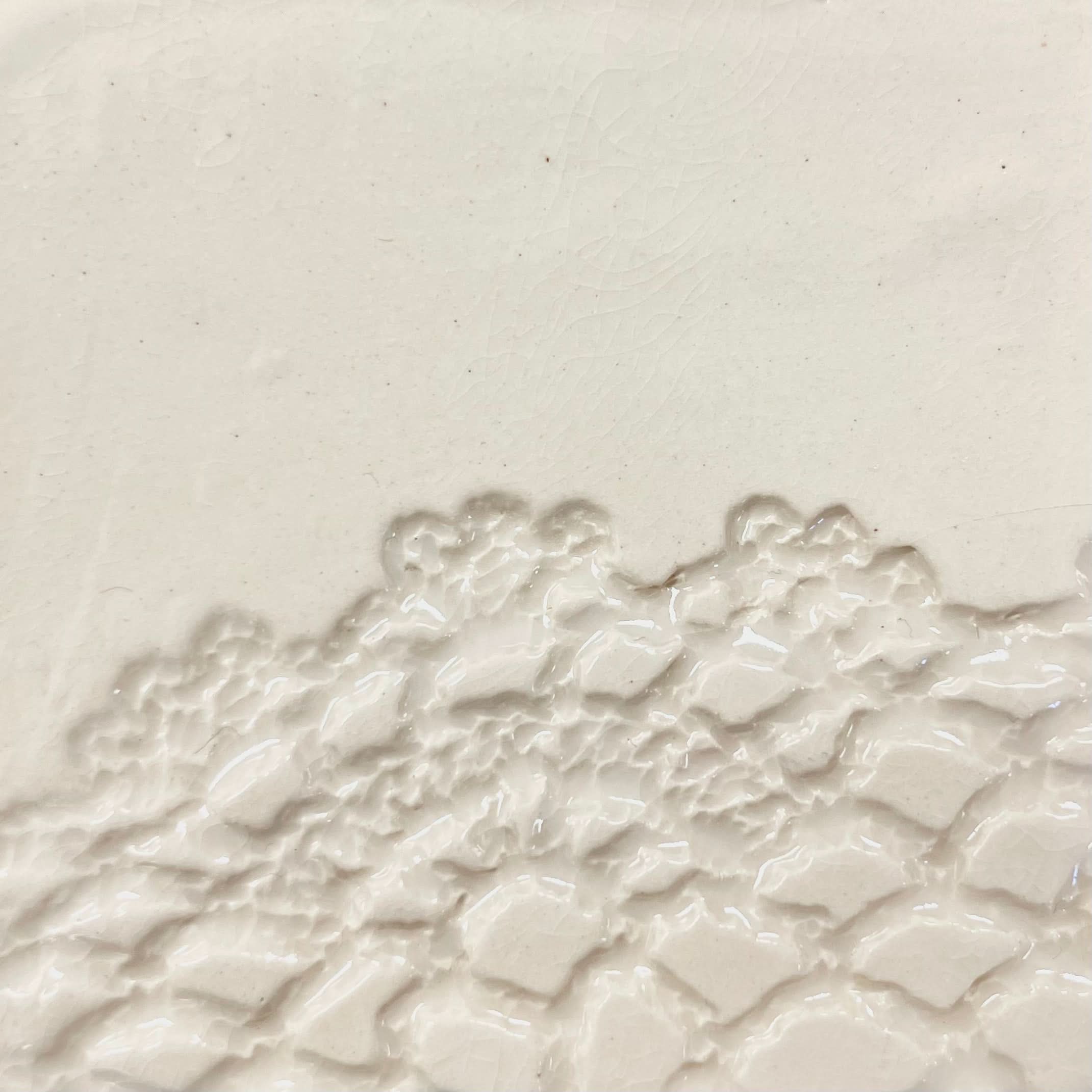 prodigalpottery Ceramic White Beehive Soap Dish