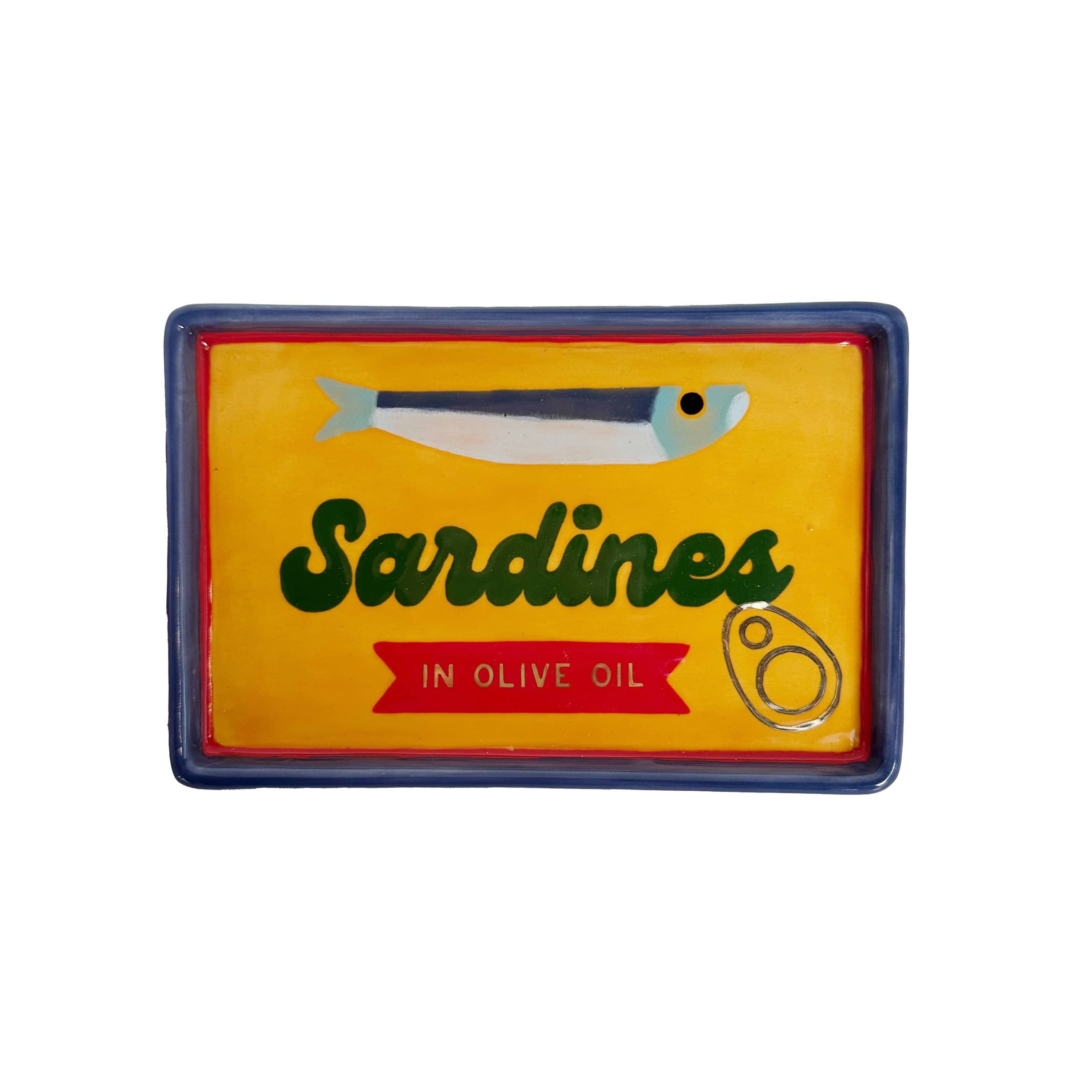 Ruby Clay Company "Canned" Sardine Tray in Yellow