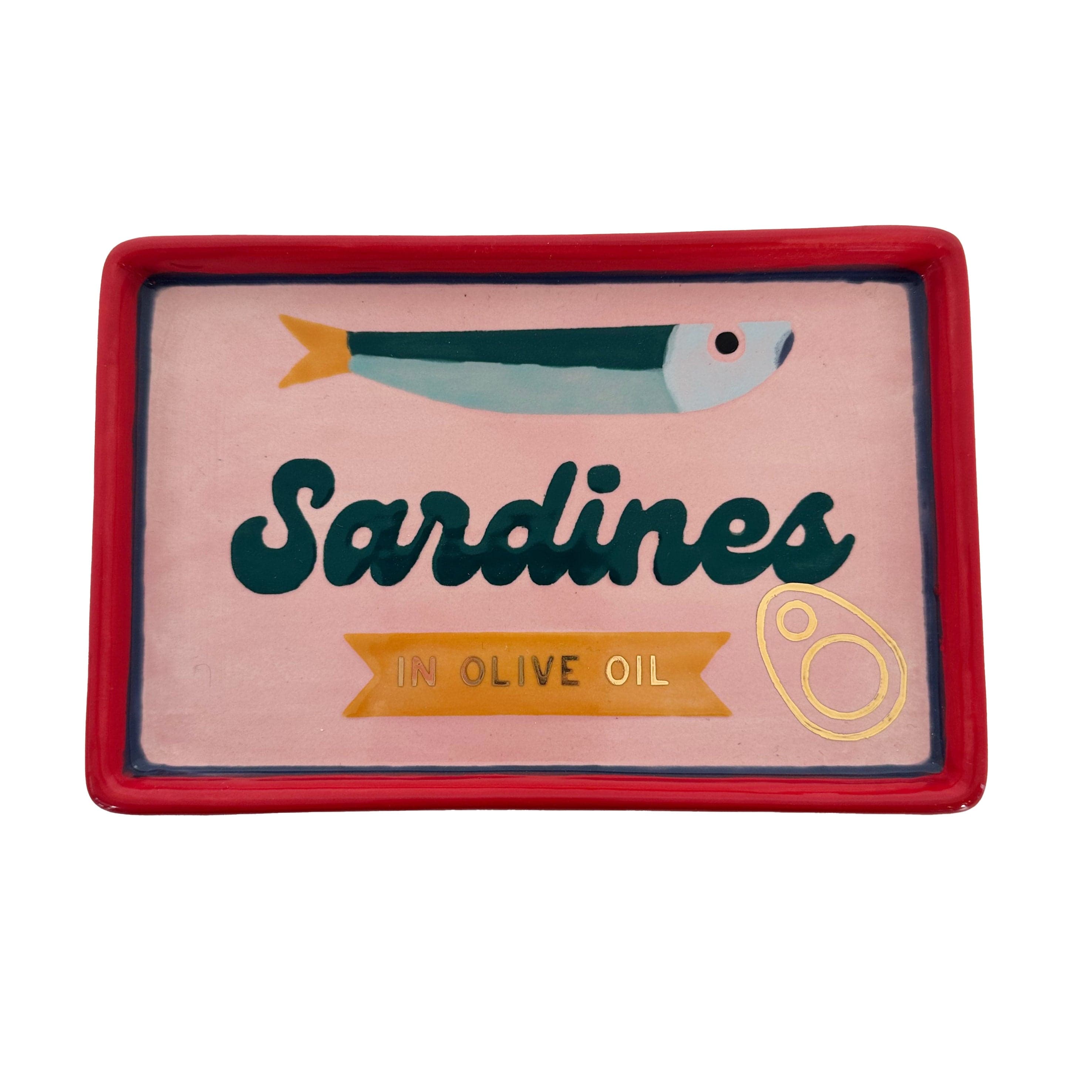Ruby Clay Company "Canned" Sardine Tray in Pink
