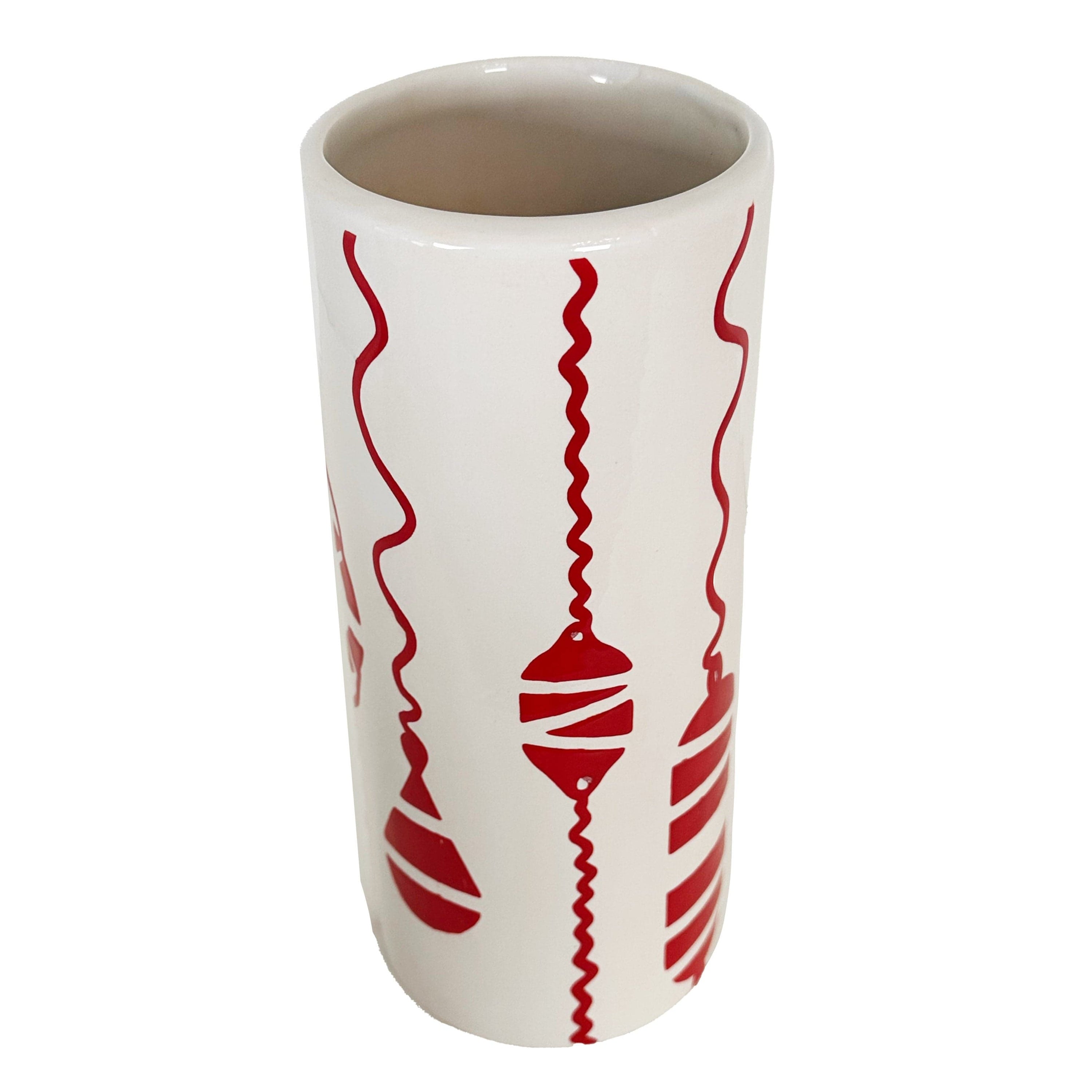 Ruby Clay Company Buoy & Lifesaver Column Vase in 5 Colors