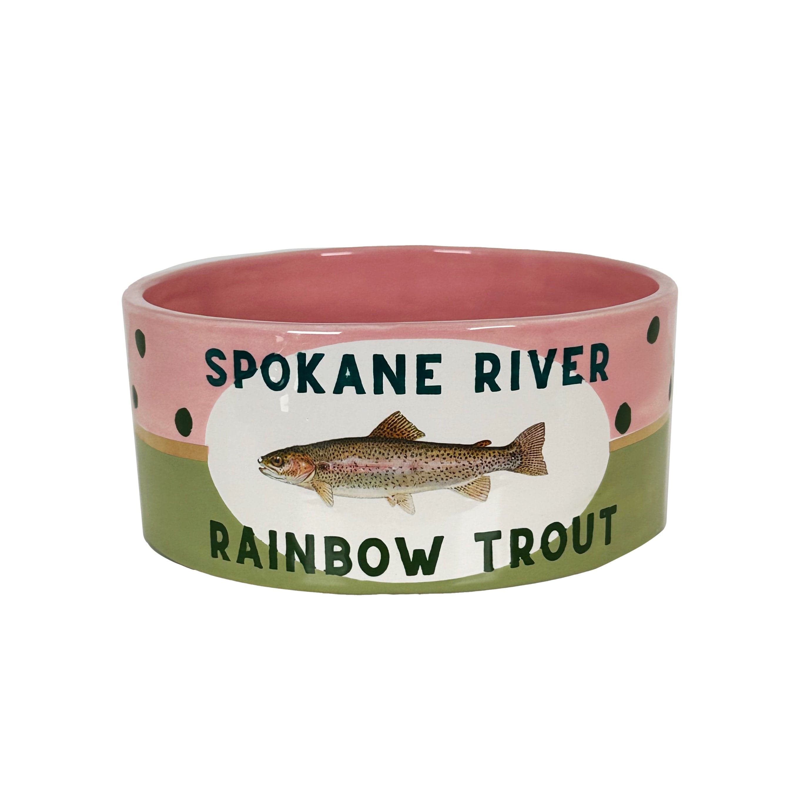 Ruby Clay Company "Canned" Rainbow Trout Vase