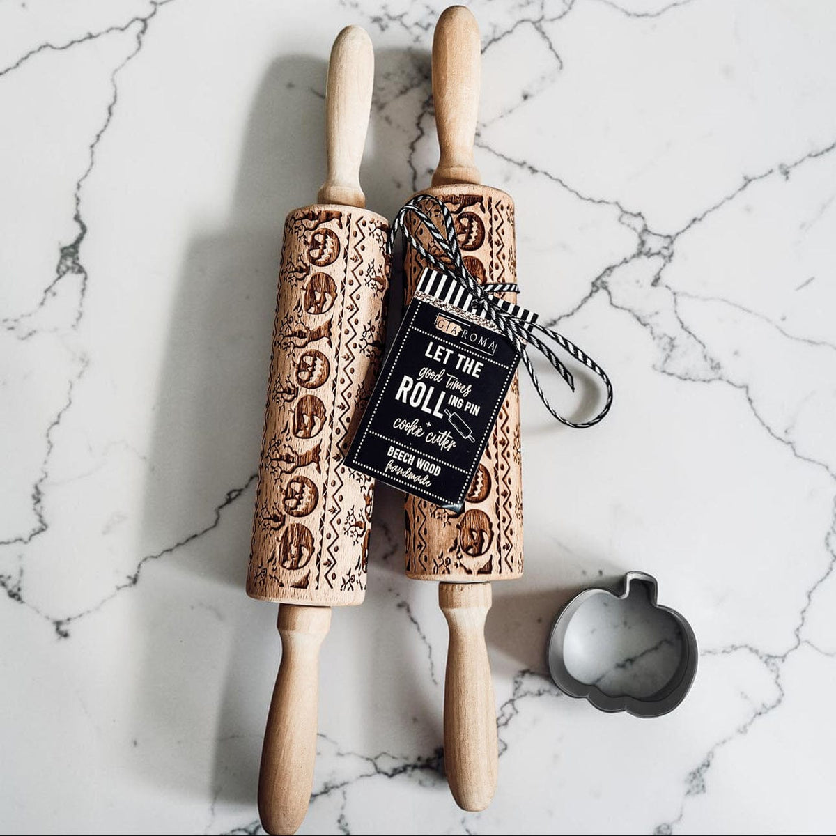 Gia Roma Rolling Pin, Kitchen Tools Halloween Rolling Pin Set