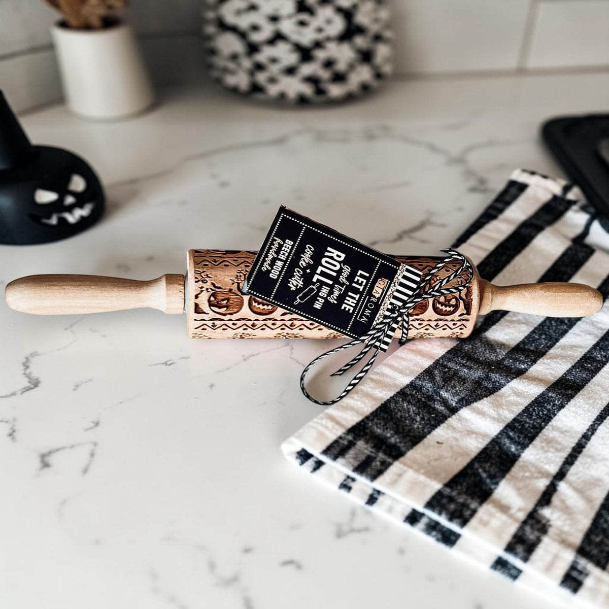 Gia Roma Rolling Pin, Kitchen Tools Halloween Rolling Pin Set