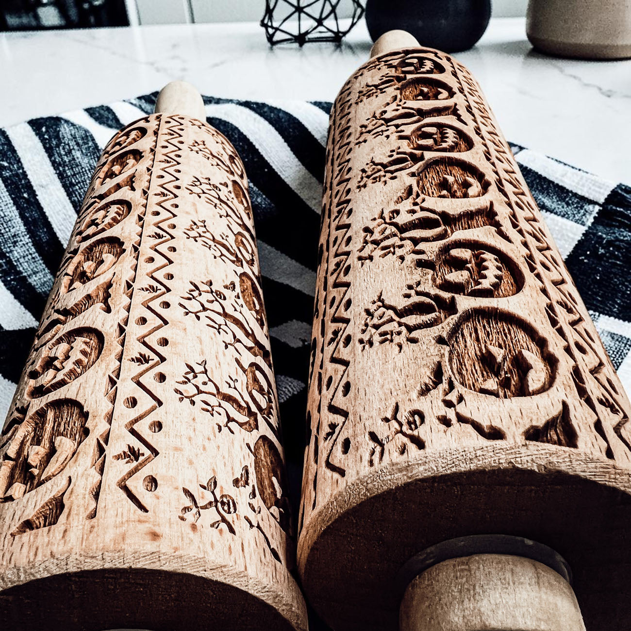 Gia Roma Rolling Pin, Kitchen Tools Halloween Rolling Pin Set