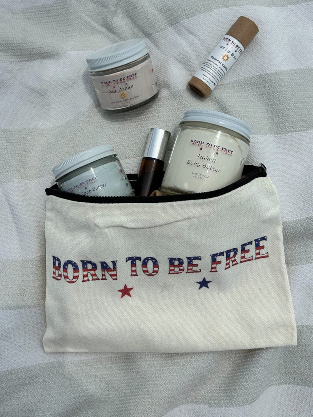 Born To Be Free soap 1 bag Born To Be Free Travel Pouch