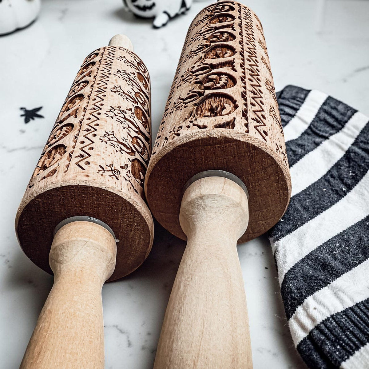 Gia Roma Rolling Pin, Kitchen Tools Halloween Rolling Pin Set