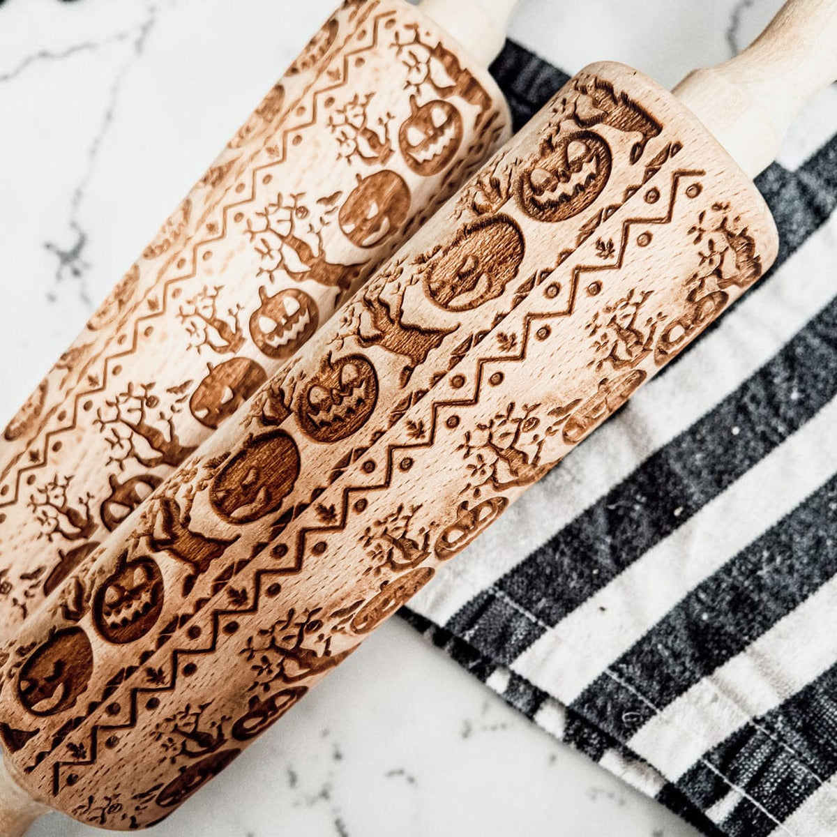 Gia Roma Rolling Pin, Kitchen Tools Halloween Rolling Pin Set