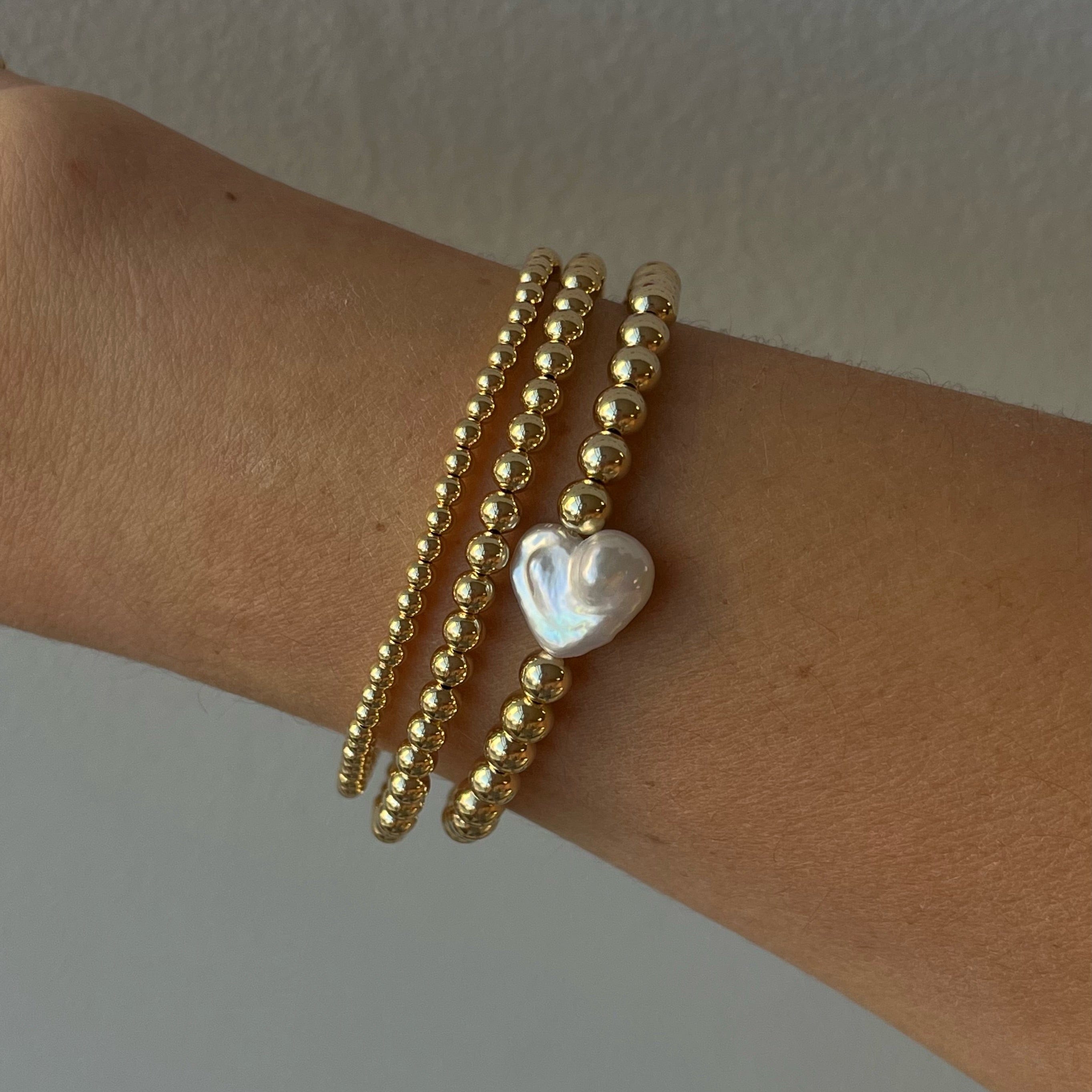 Pearl Heart Juno Bracelet