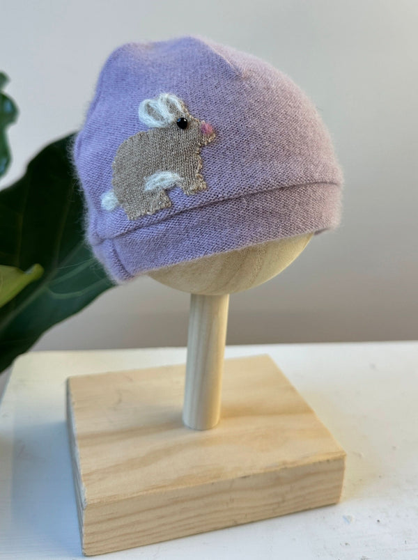 Bunny Cashmere Hat - Newborn - My American Goods