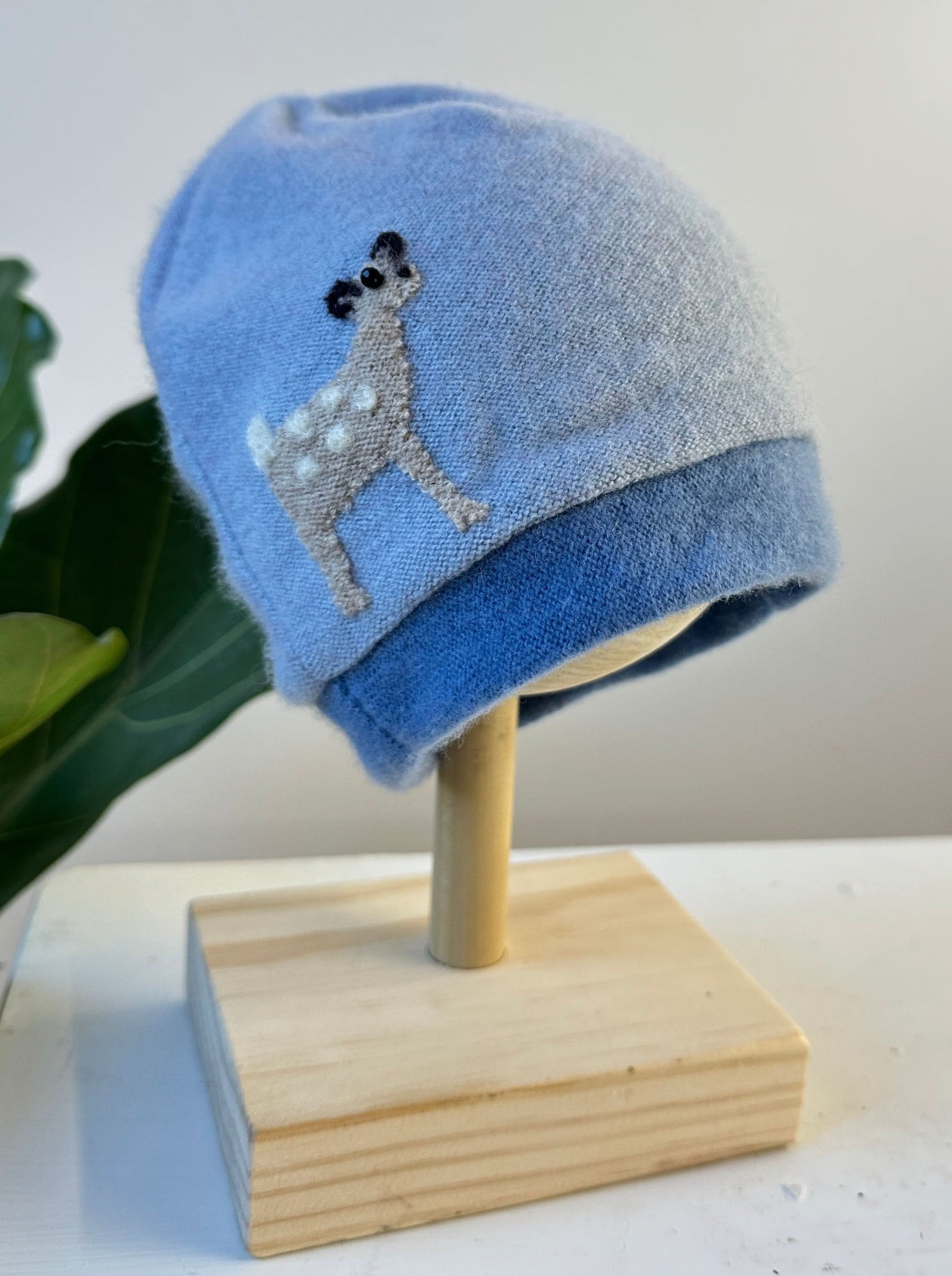 Ash & Rose hat Blue Fawn Cashmere Hat - Baby