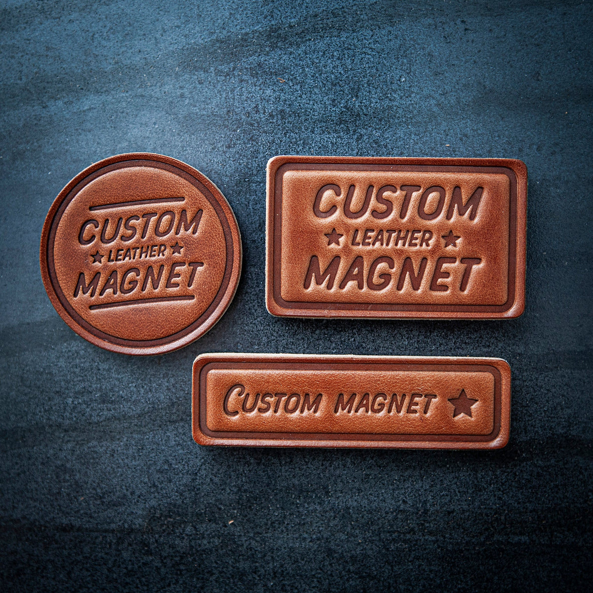 Ruler Leather Magnet