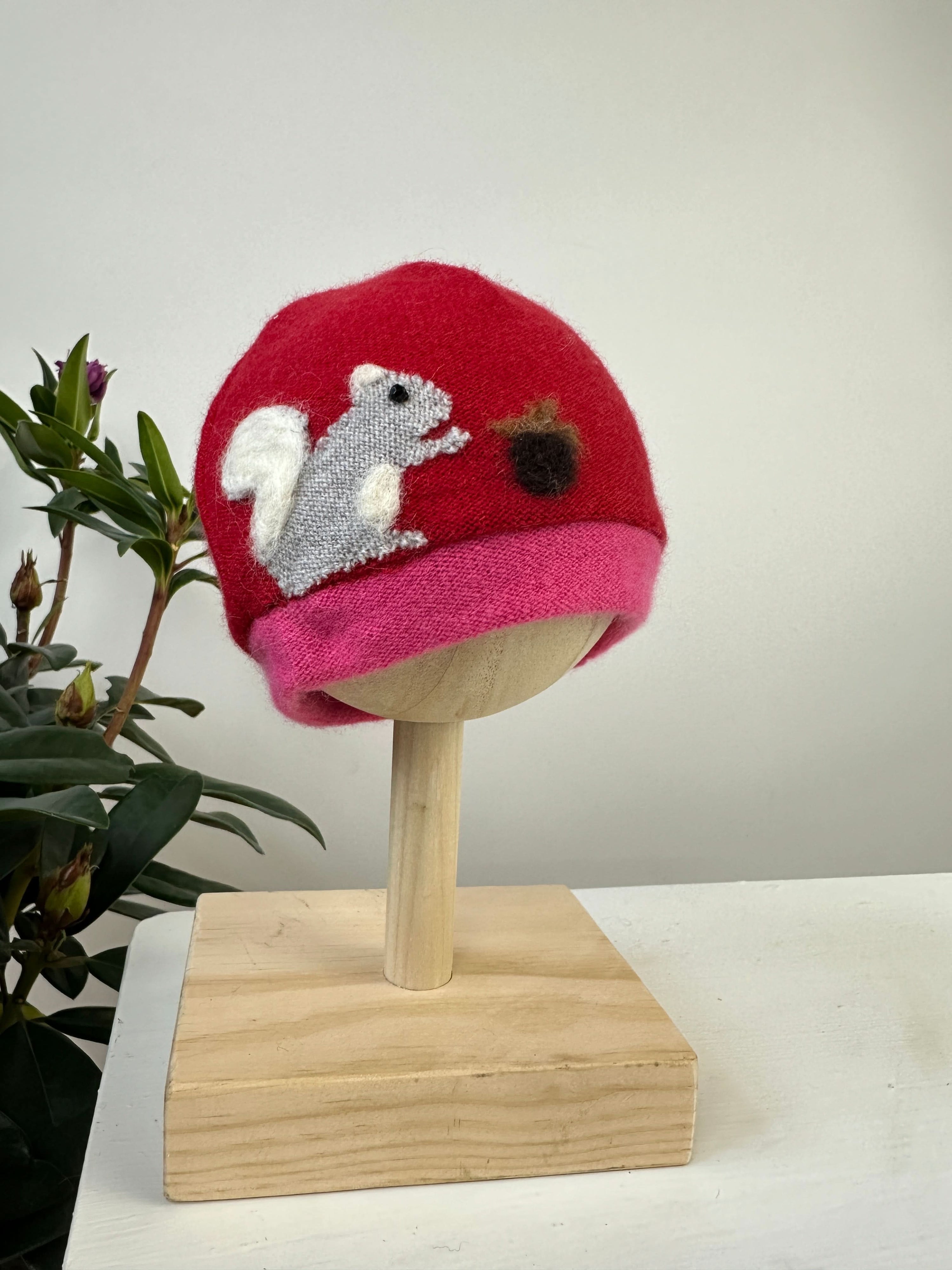 Ash & Rose hat Rose Squirrel Cashmere Hat - Newborn