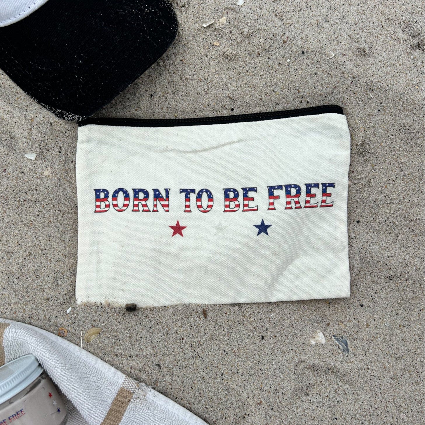 Born To Be Free Travel Pouch - My American Goods