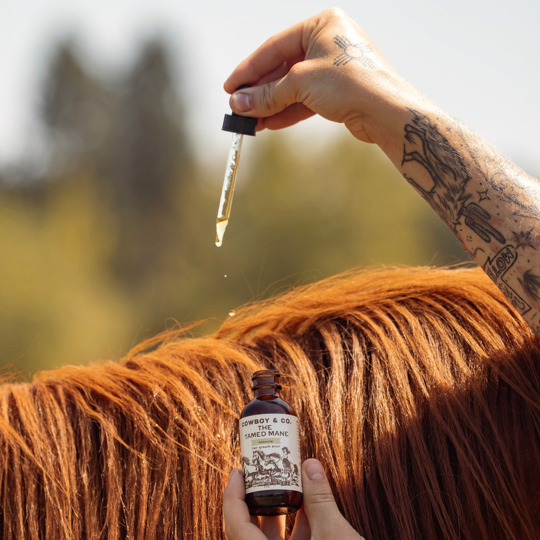 The Tamed Mane - Organic Rosemary Hair Growth Elixir - My American Goods