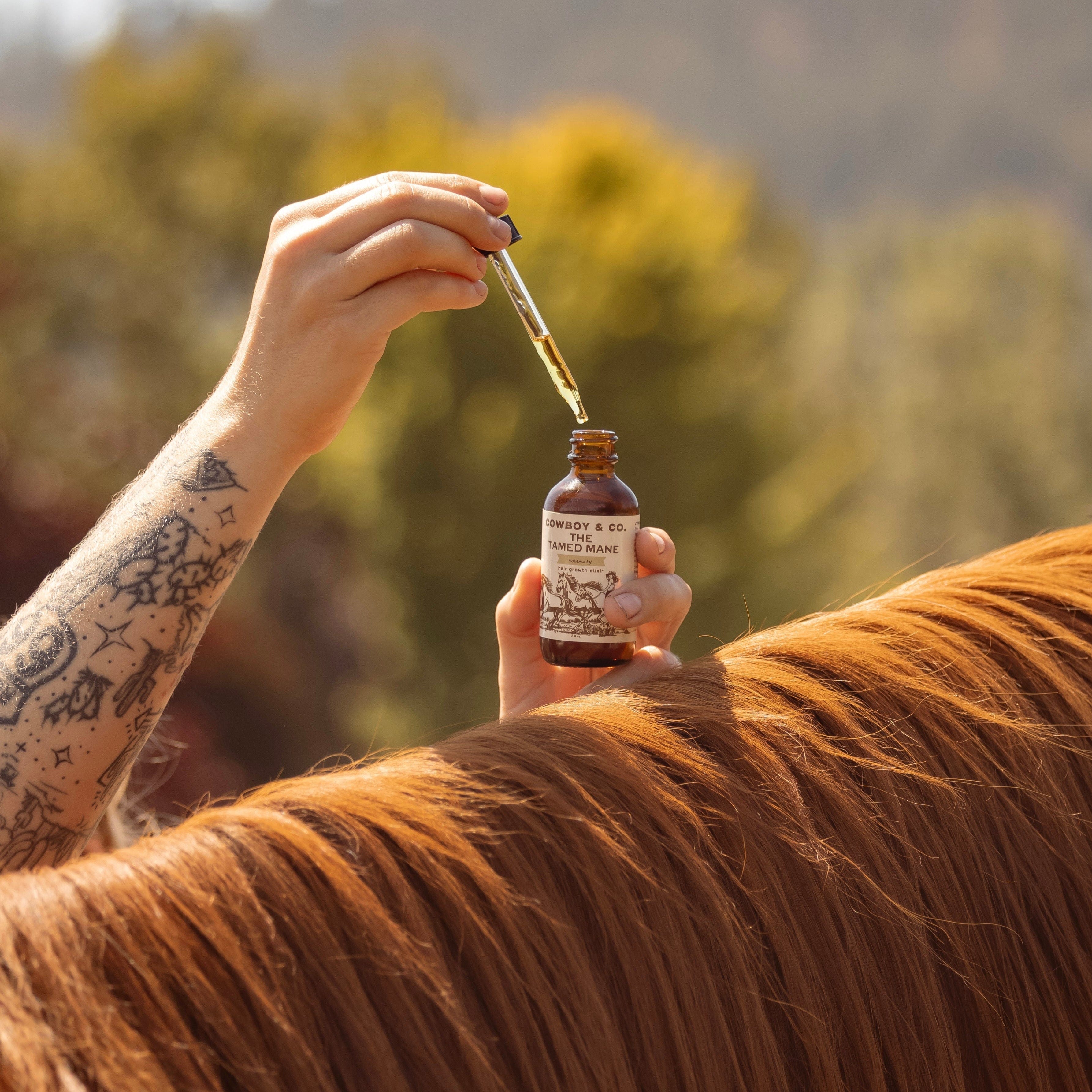 The Tamed Mane - Organic Rosemary Hair Growth Elixir - My American Goods