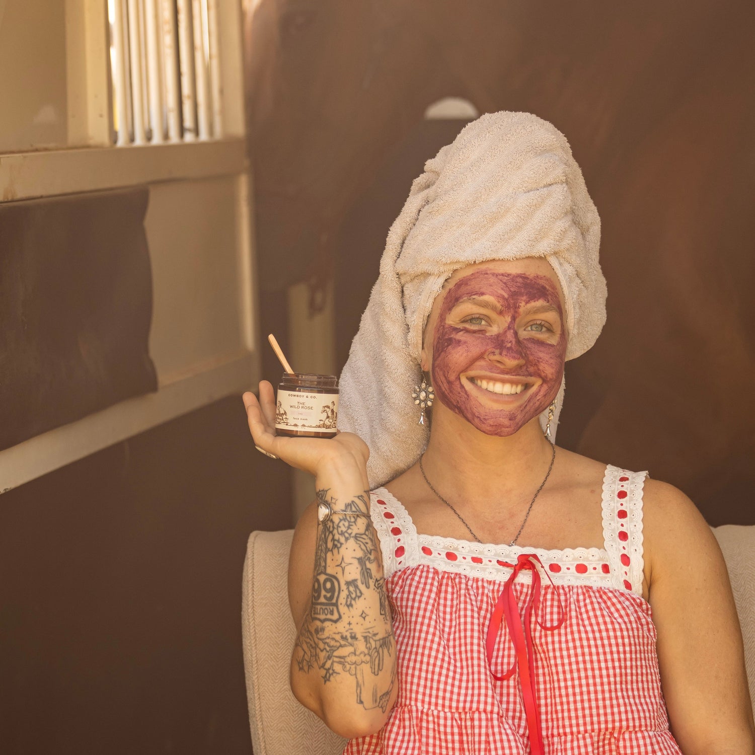 The Wild Rose - Organic Rose Clay Face Mask - My American Goods