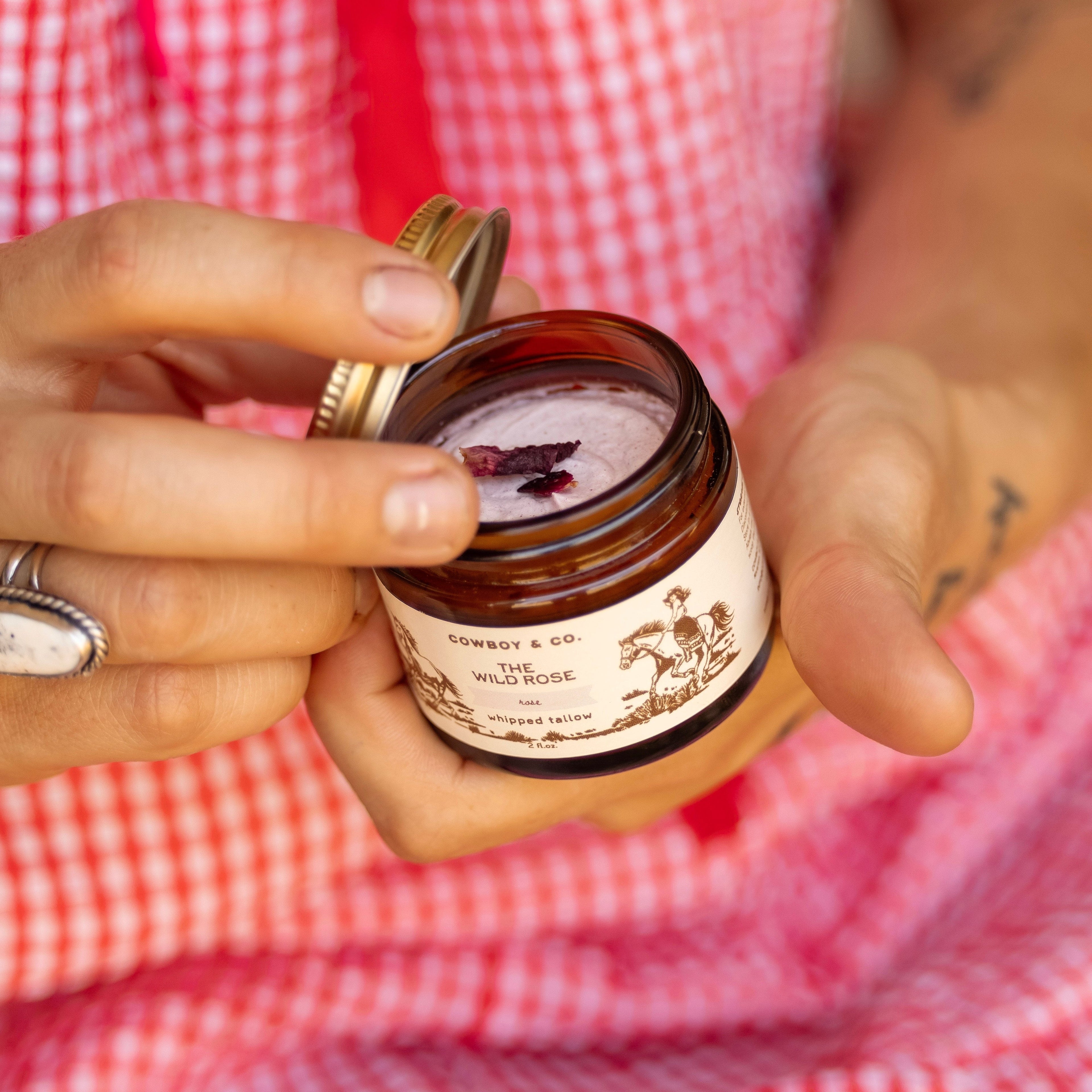 The Wild Rose - Rose Infused Organic Whipped Tallow Moisturizer