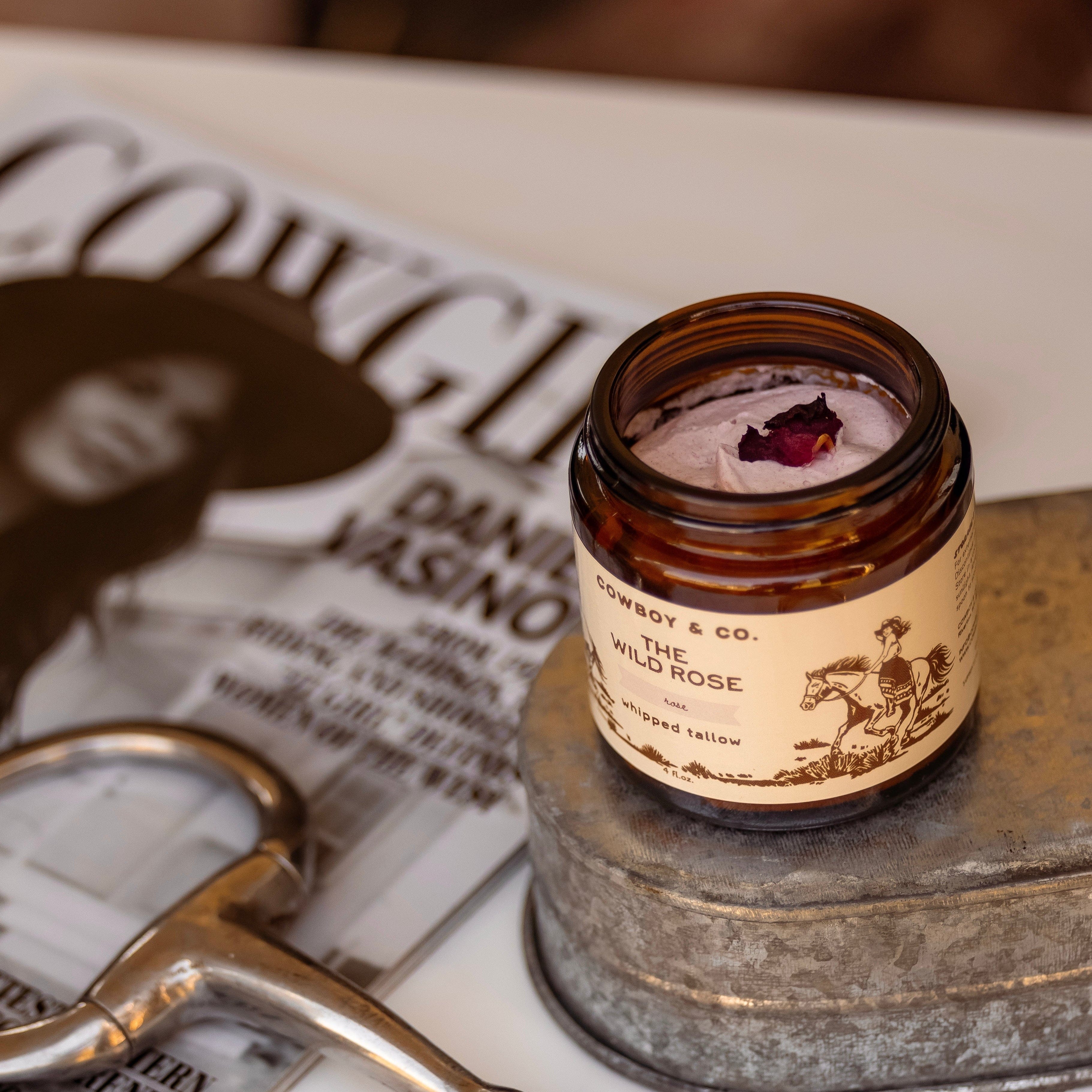 The Wild Rose - Rose Infused Organic Whipped Tallow Moisturizer - My American Goods
