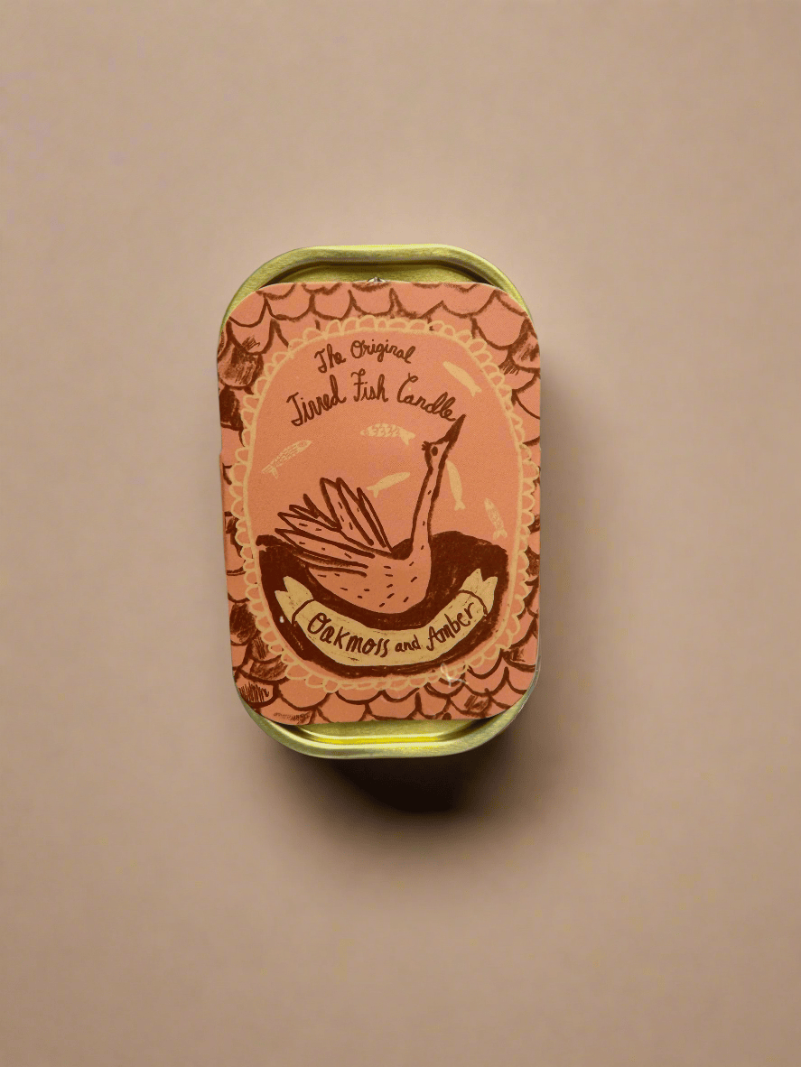 Tinned Fish Candle - Oakmoss & Amber - My American Goods