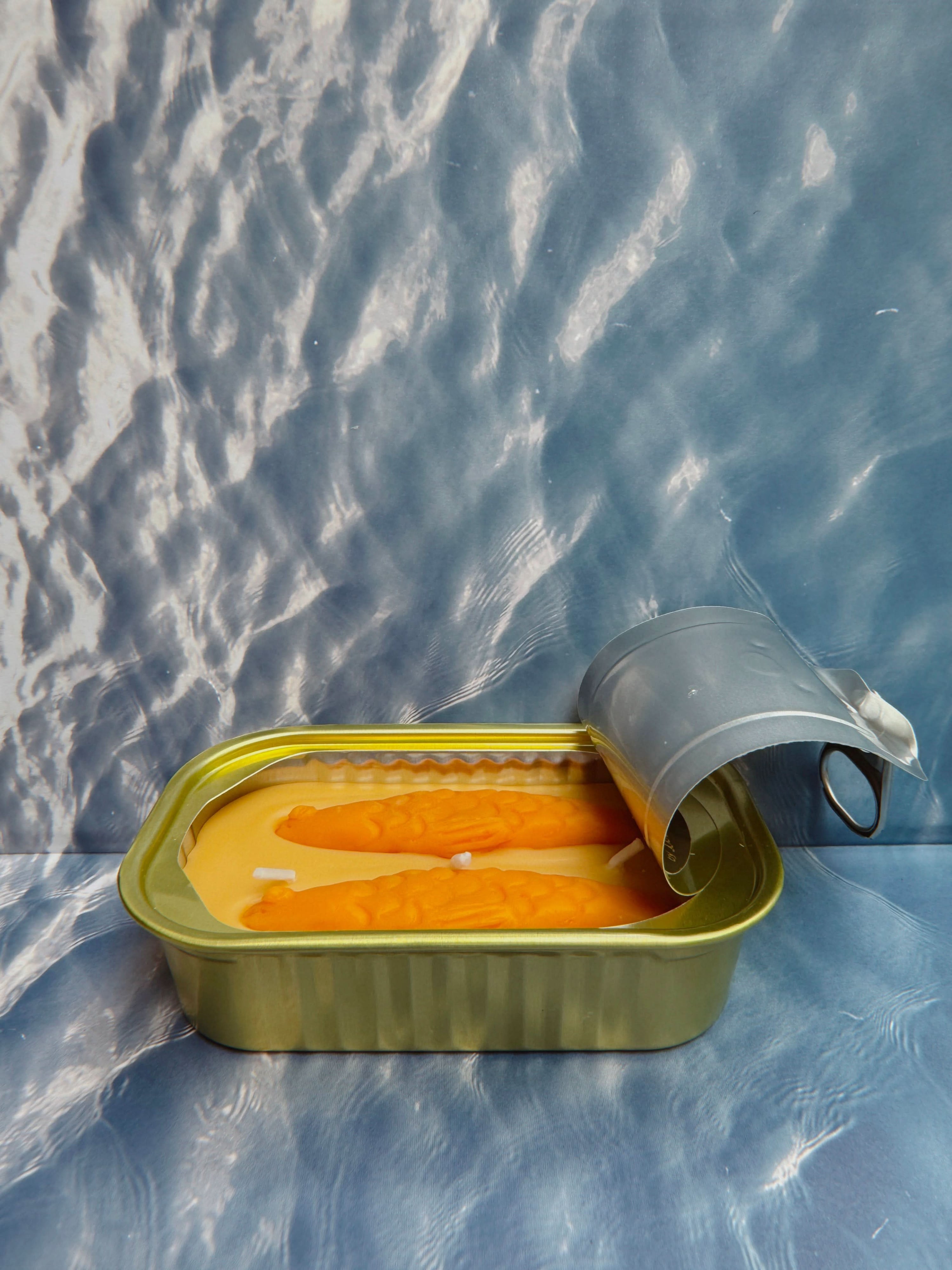 Tinned Candle Tinned Fish Candle - Sandalwood