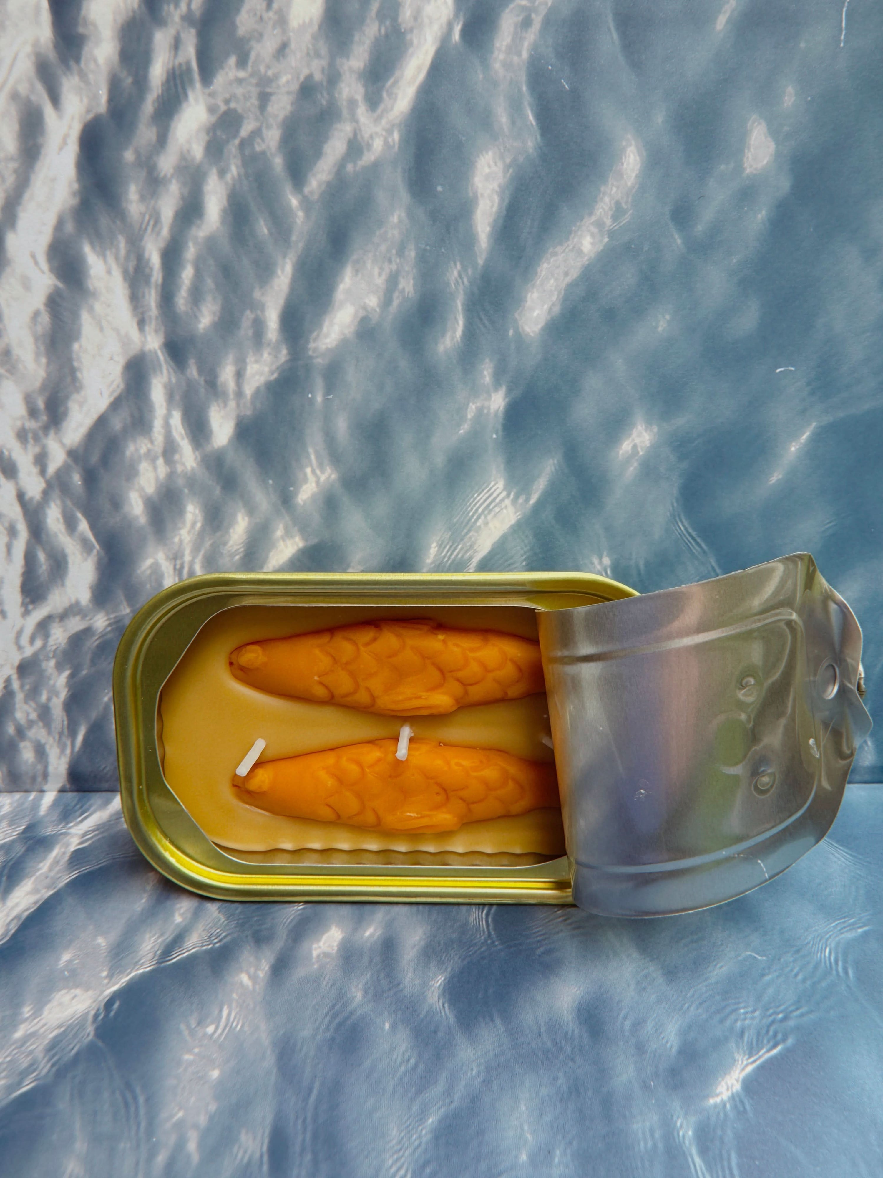 Tinned Candle Tinned Fish Candle - Sandalwood