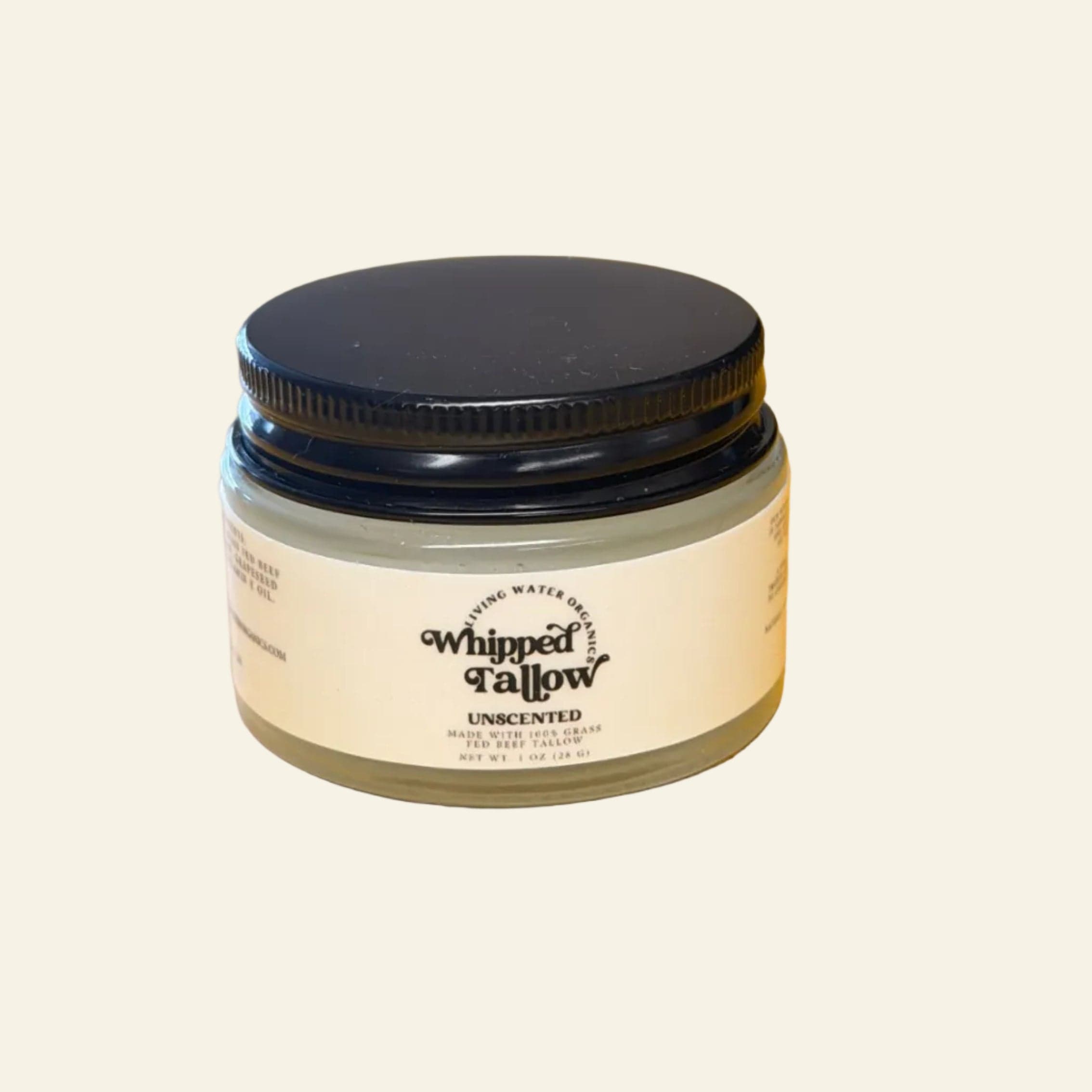 Living Water Organics 1 / None Whipped Grass-Fed Tallow for Face & Body