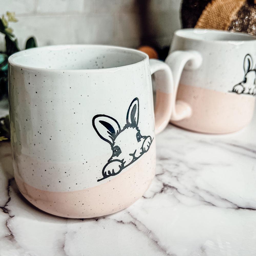 Gia Roma Coffee Mug, Farmhouse Bunny Love