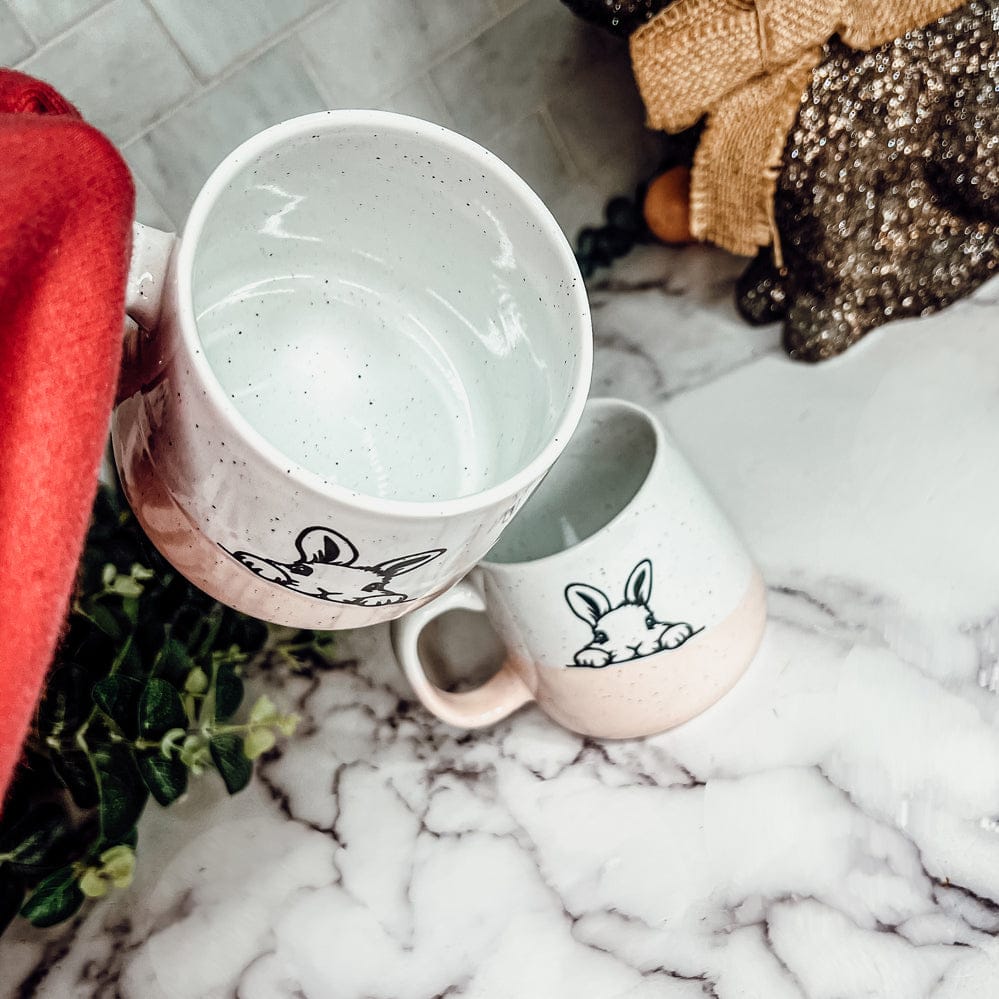 Gia Roma Coffee Mug, Farmhouse Bunny Love