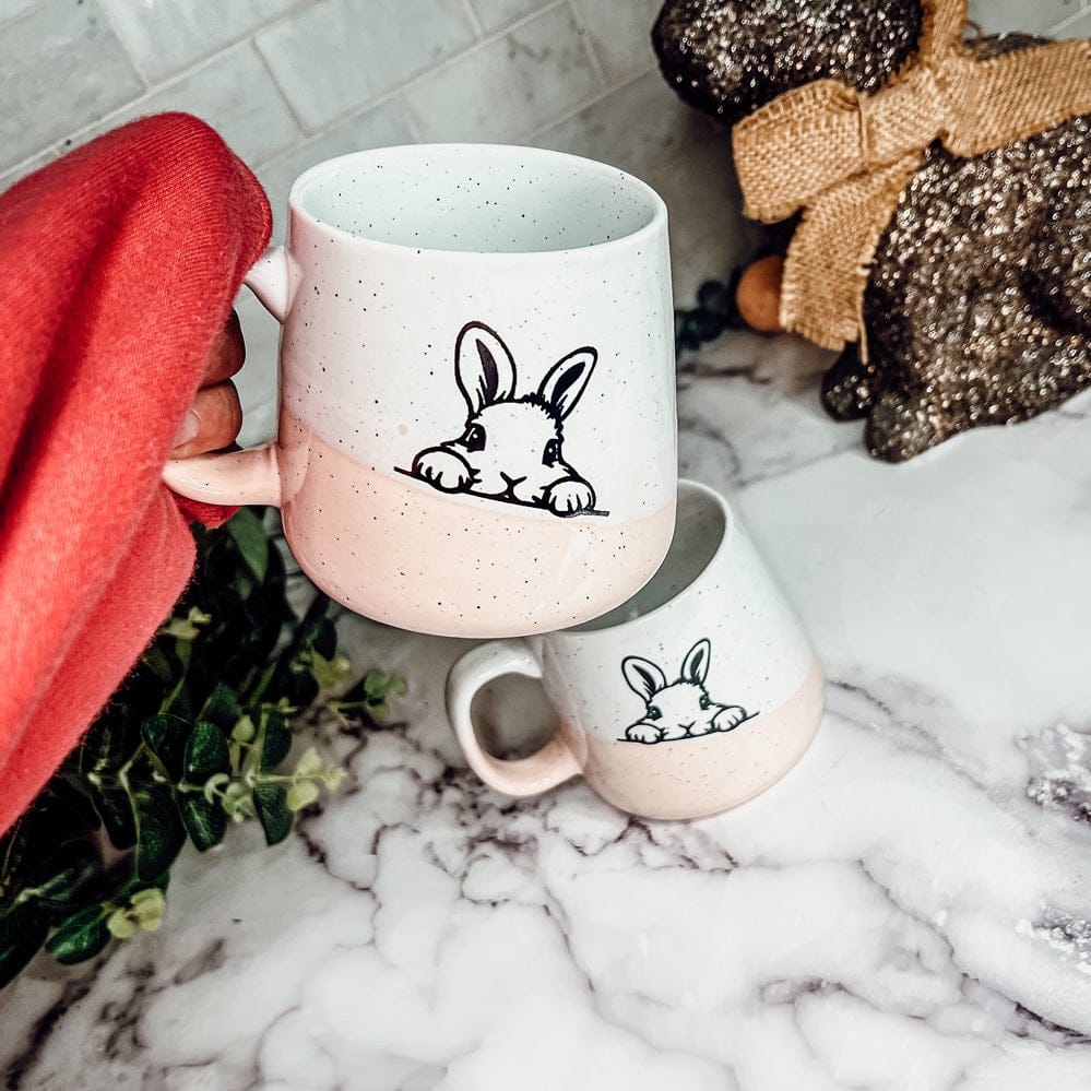 Gia Roma Coffee Mug, Farmhouse Bunny Love