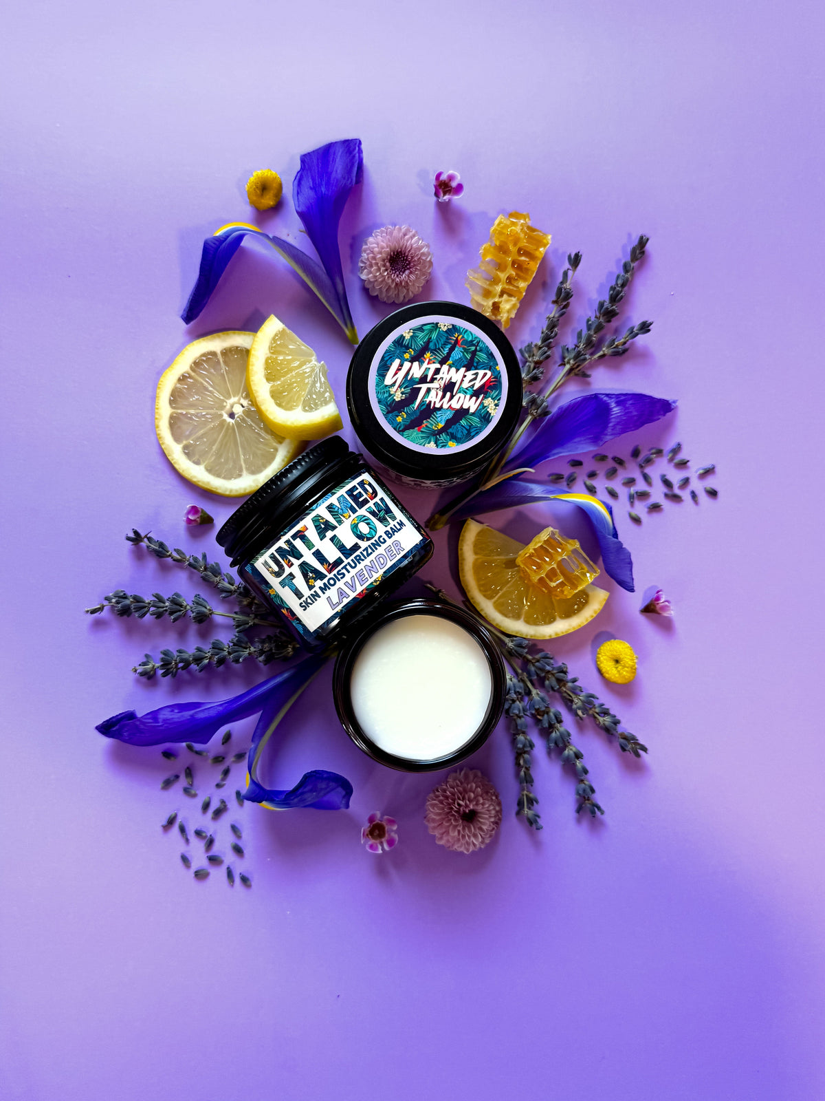 Untamed Tallow Skin Care Untamed Tallow Lavender Skin Moisturizing Balm - 2oz