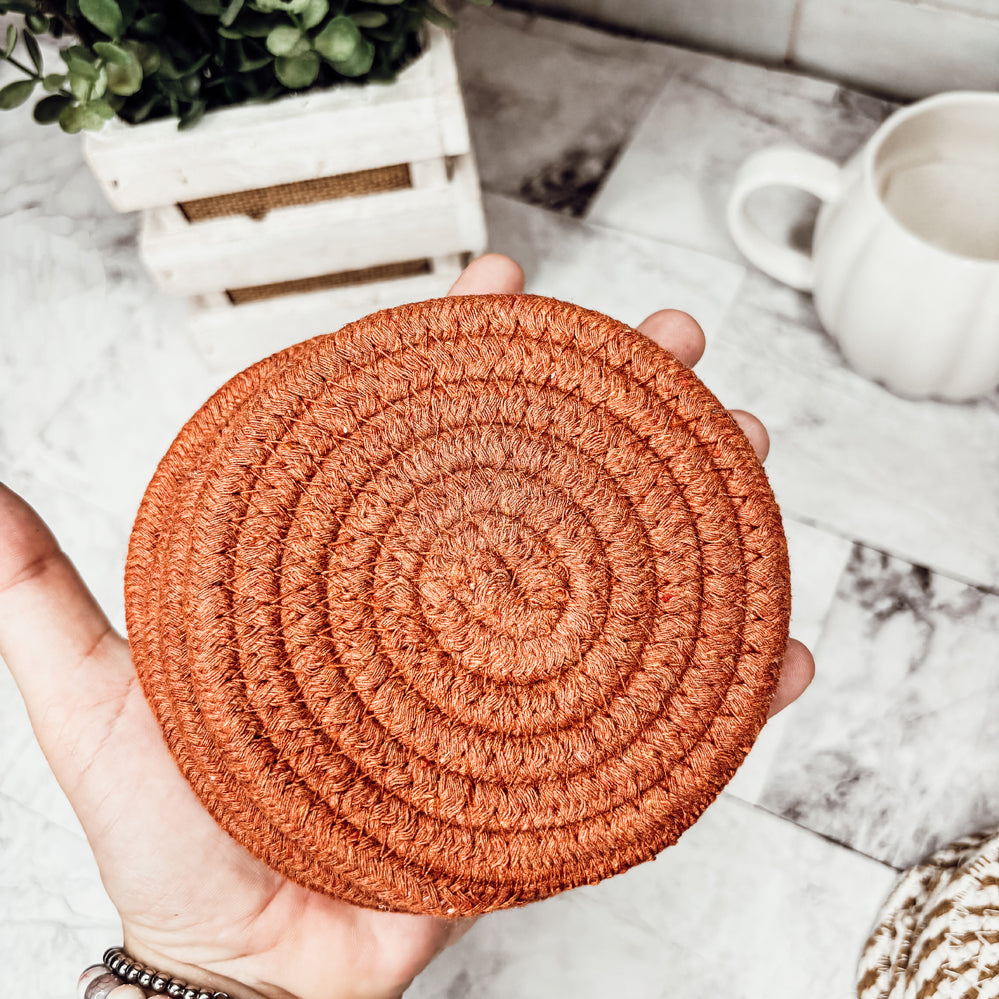 Fall Fabric Coasters - My American Goods